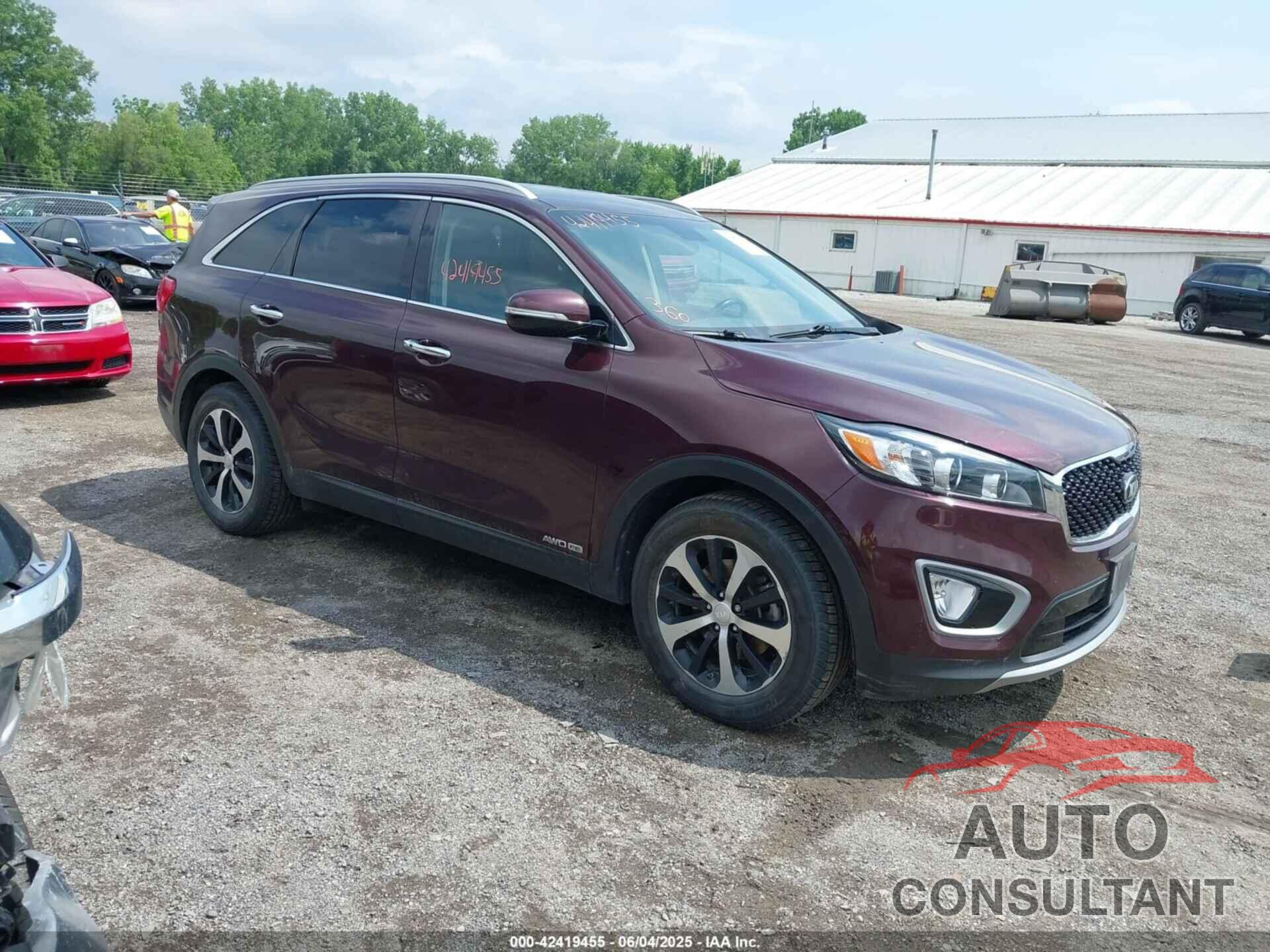 KIA SORENTO 2017 - 5XYPHDA51HG289386