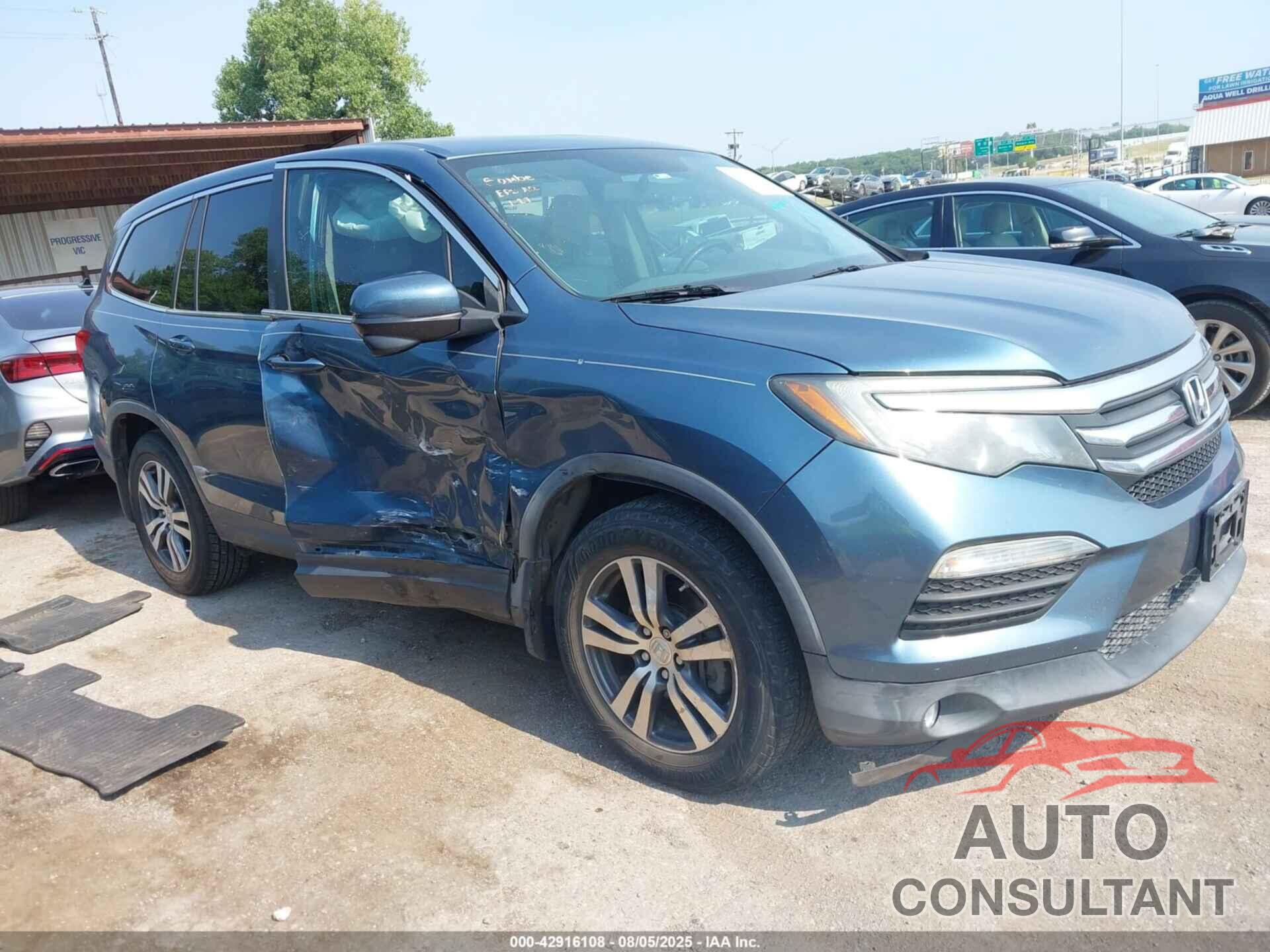 HONDA PILOT 2016 - 5FNYF5H71GB037327