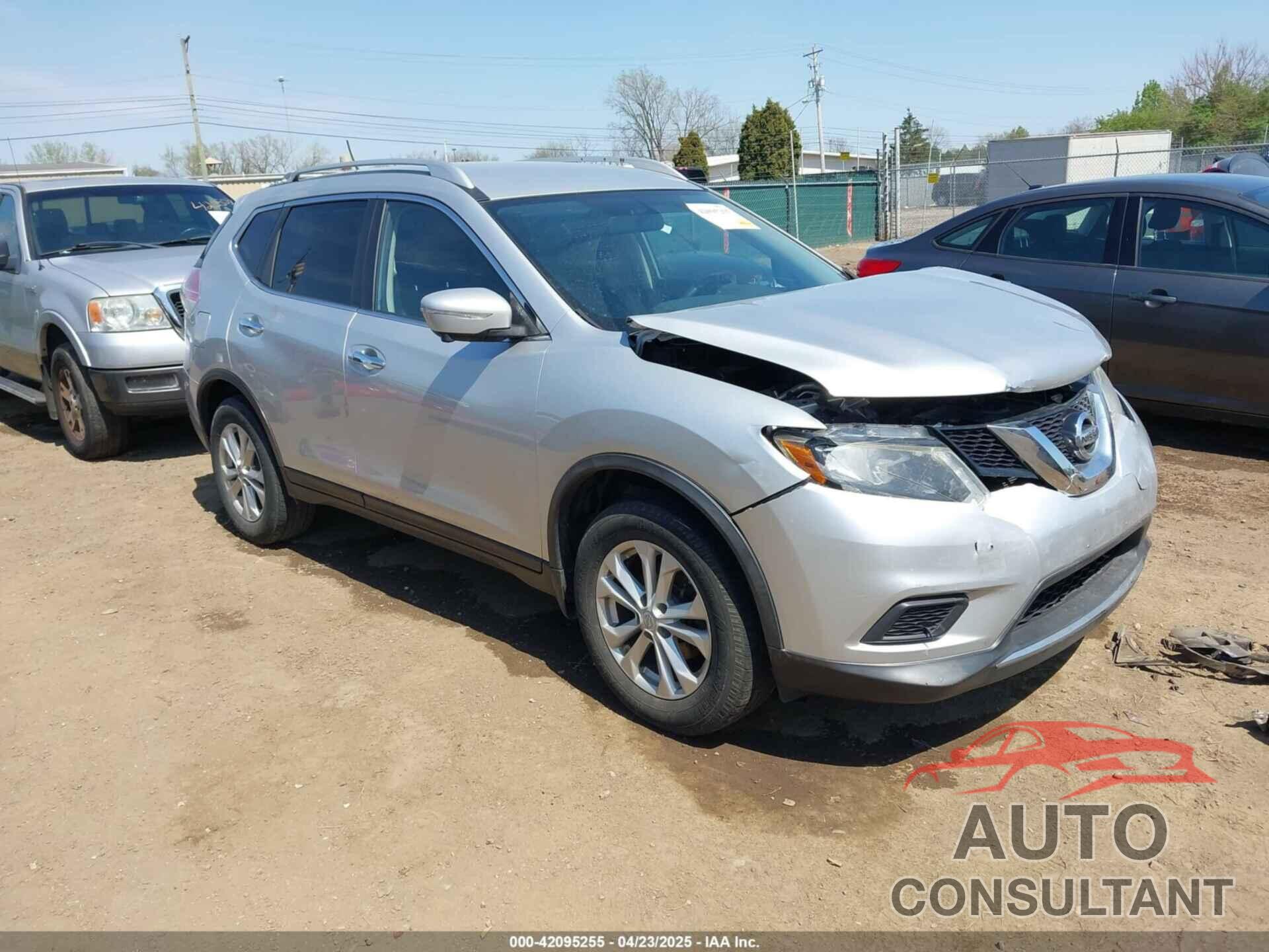 NISSAN ROGUE 2015 - KNMAT2MV6FP551787