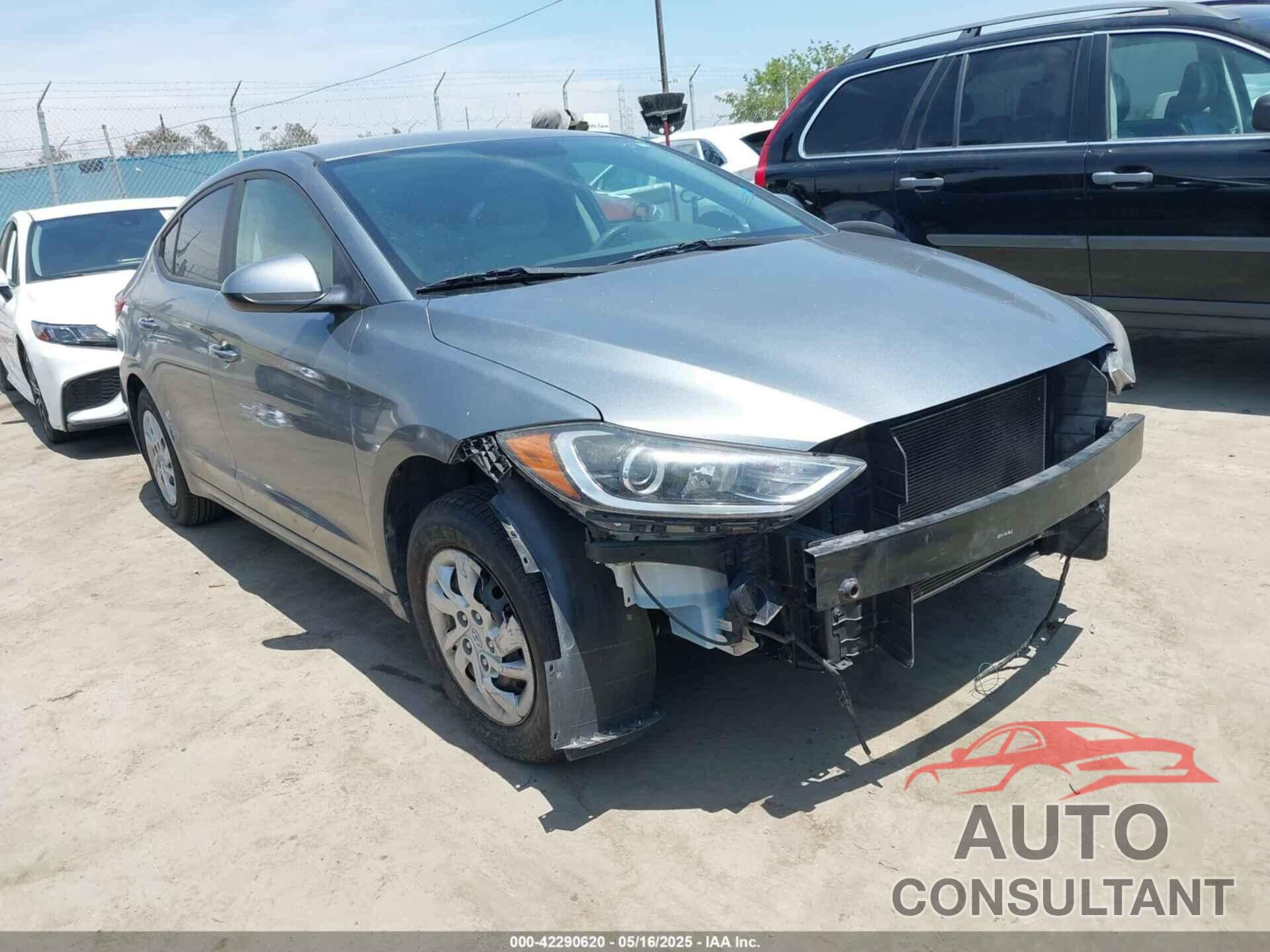 HYUNDAI ELANTRA 2017 - KMHD74LF0HU302375