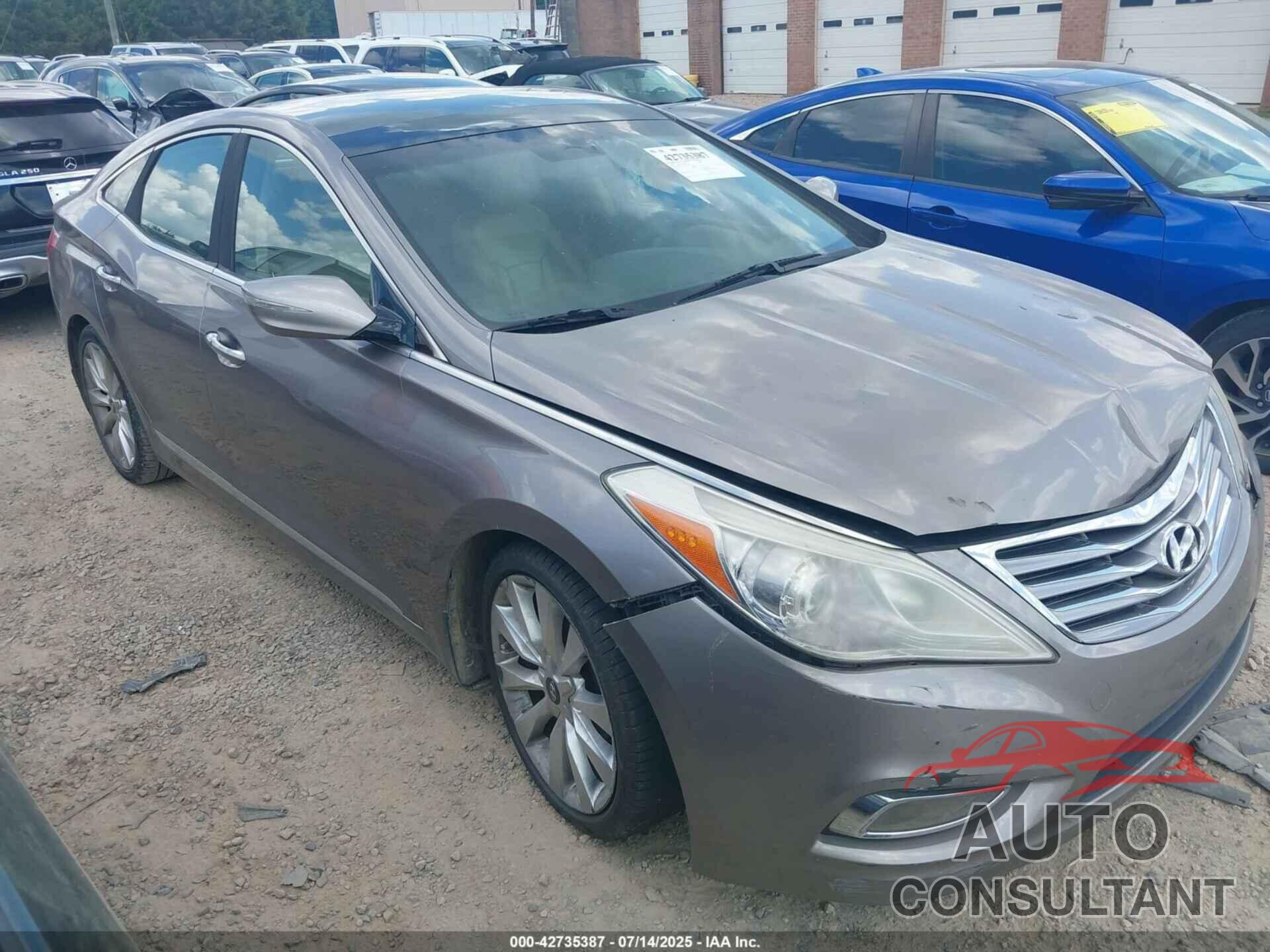 HYUNDAI AZERA 2012 - KMHFH4JGXCA180863