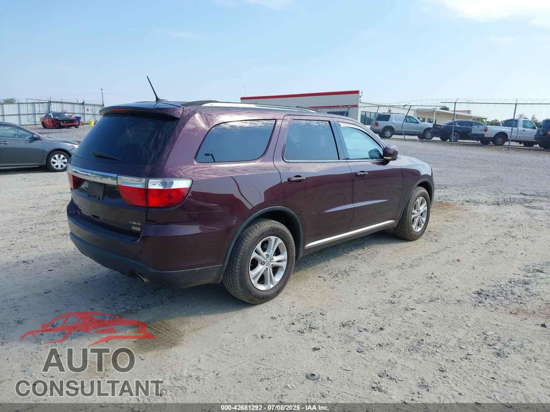 DODGE DURANGO 2012 - 1C4RDHDG1CC275493