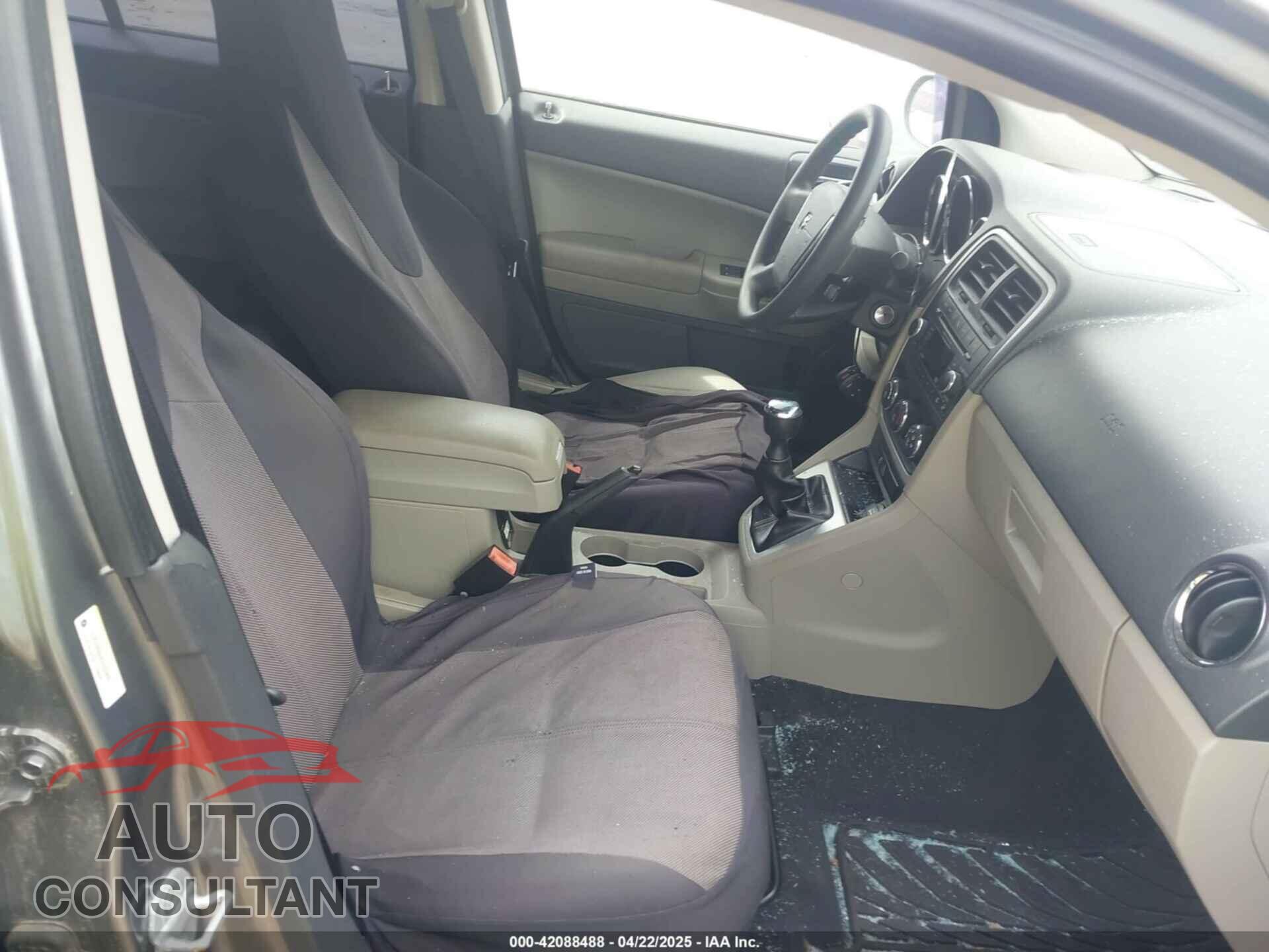 DODGE CALIBER 2012 - 1C3CDWBA4CD533898
