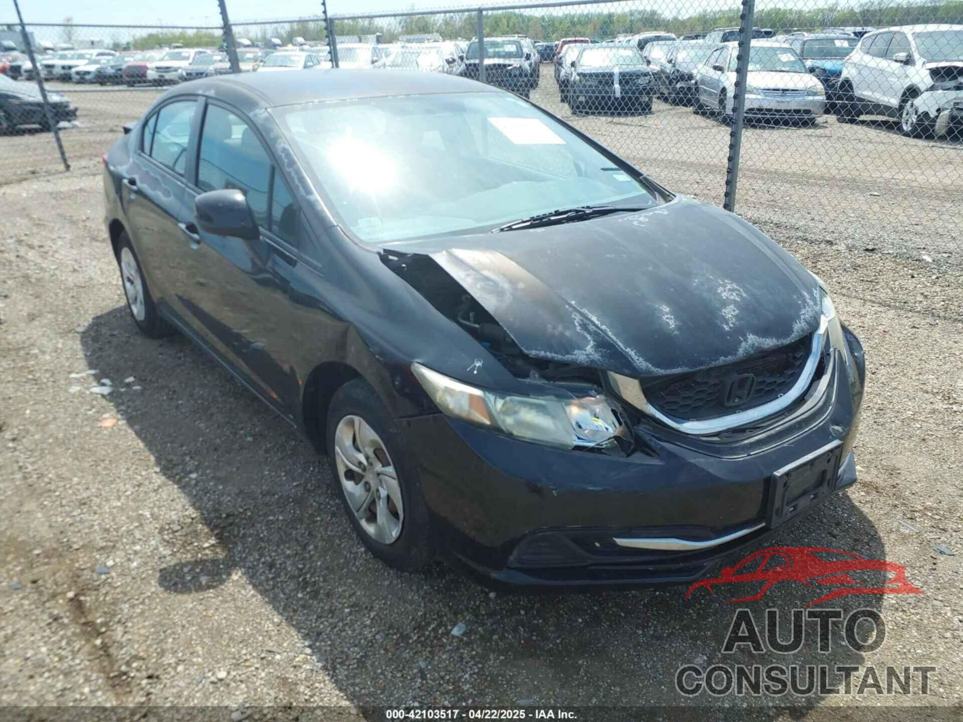 HONDA CIVIC 2013 - 2HGFB2F56DH533850