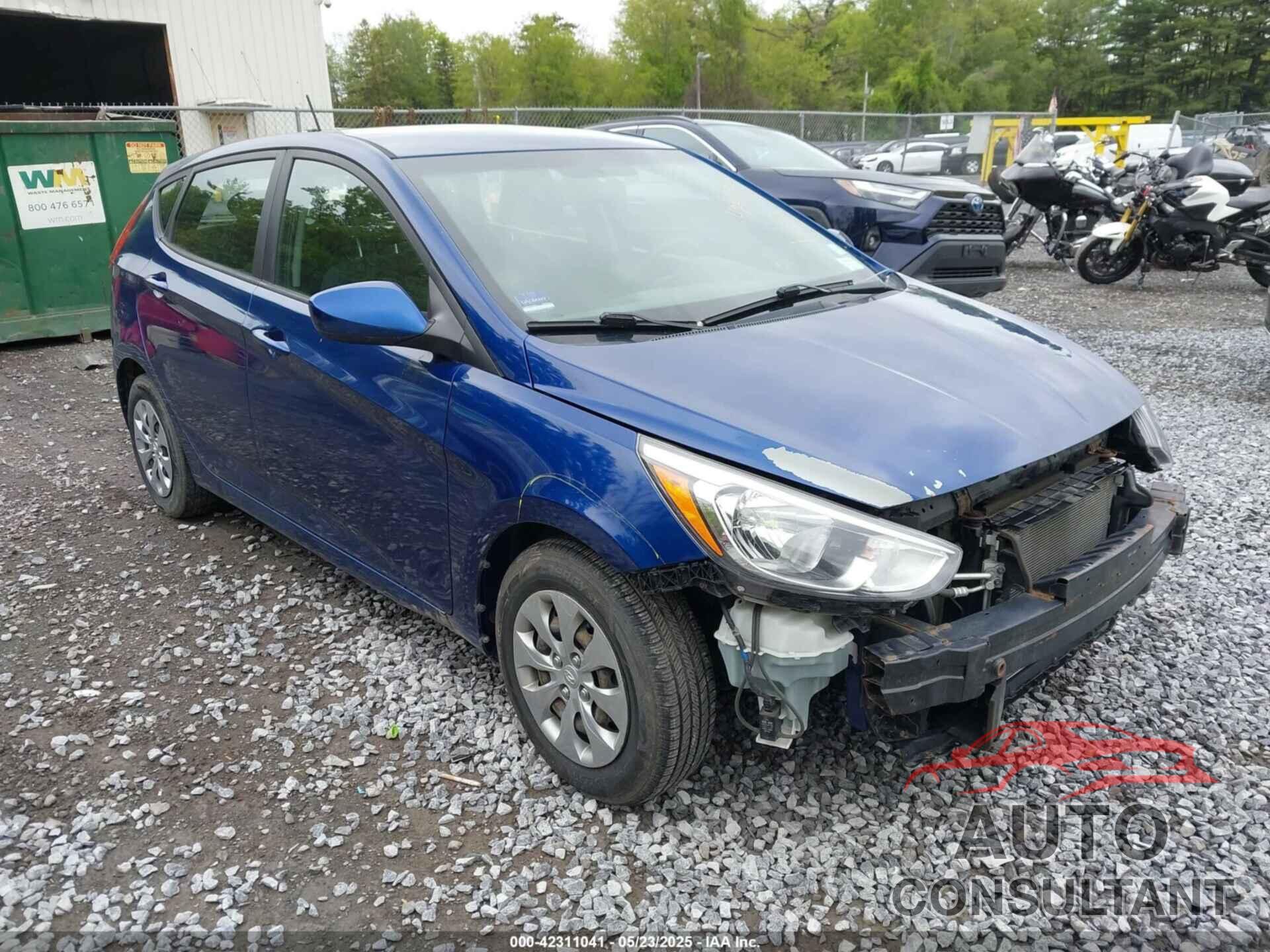 HYUNDAI ACCENT 2017 - KMHCT5AE2HU319833
