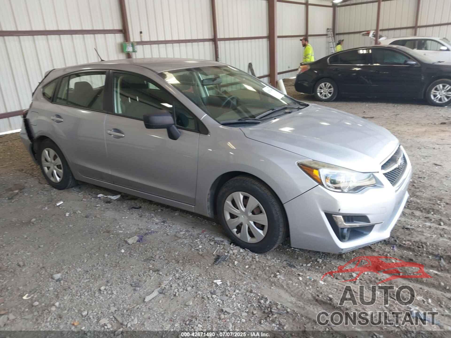 SUBARU IMPREZA 2016 - JF1GPAA64G8314318
