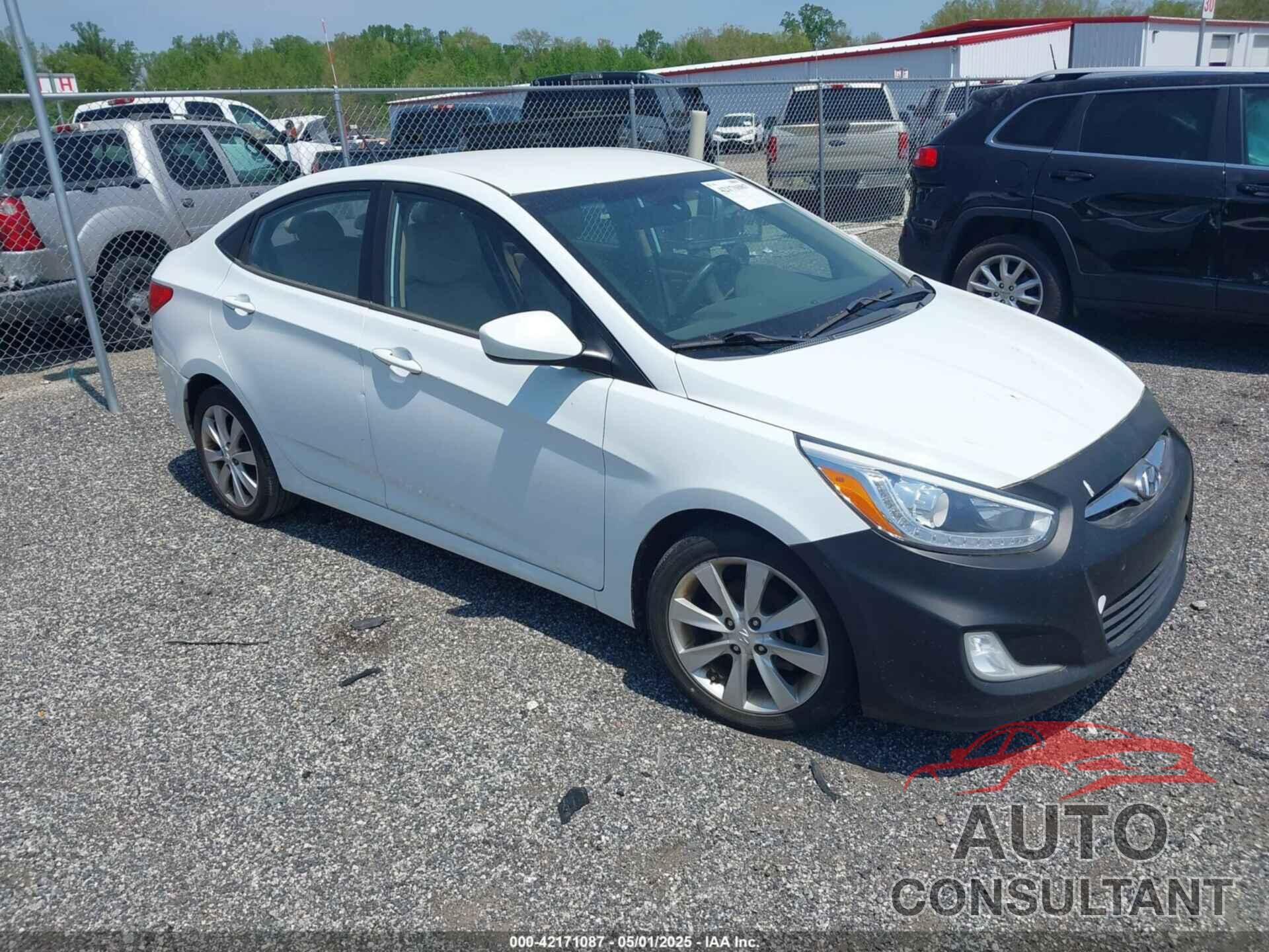 HYUNDAI ACCENT 2014 - KMHCU4AE8EU589409