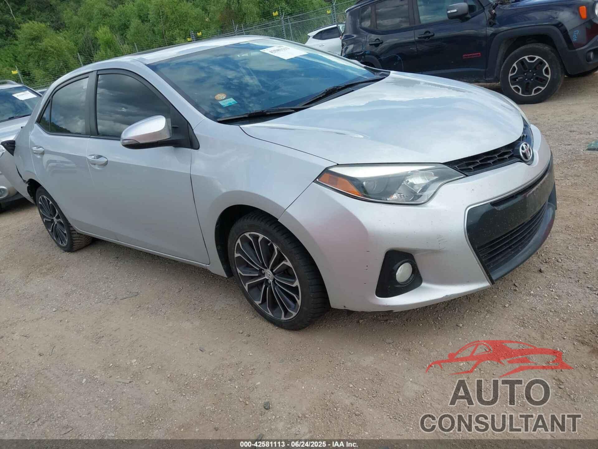 TOYOTA COROLLA 2016 - 2T1BURHE2GC538362