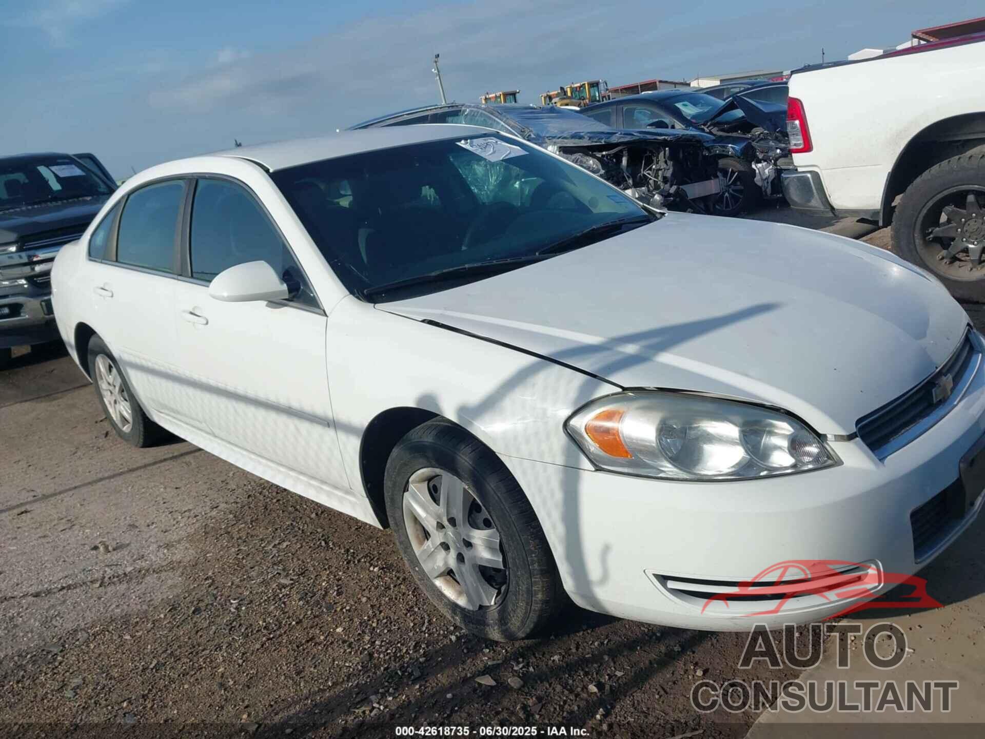 CHEVROLET IMPALA 2011 - 2G1WF5EK6B1121003
