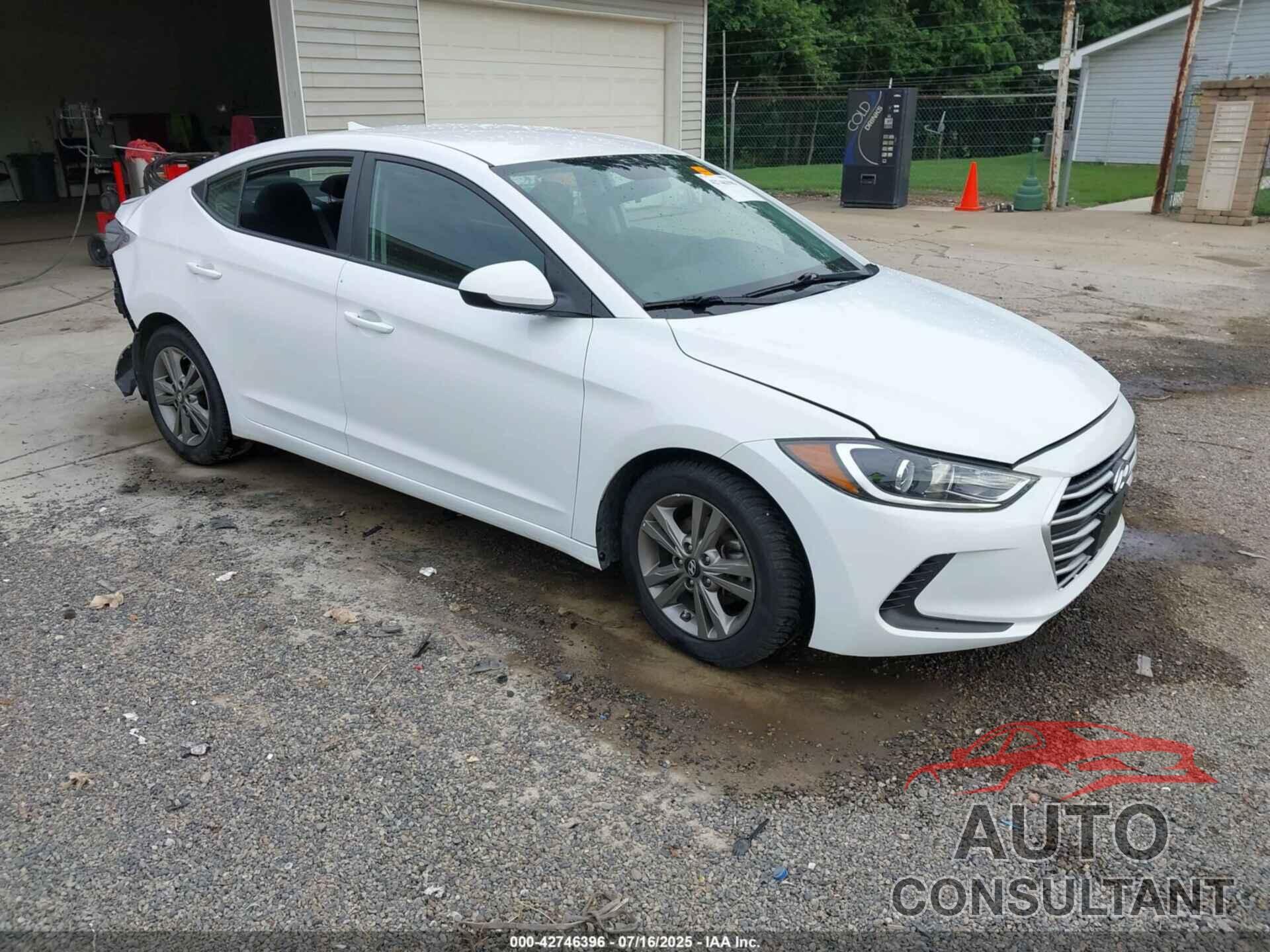 HYUNDAI ELANTRA 2018 - 5NPD84LFXJH259083