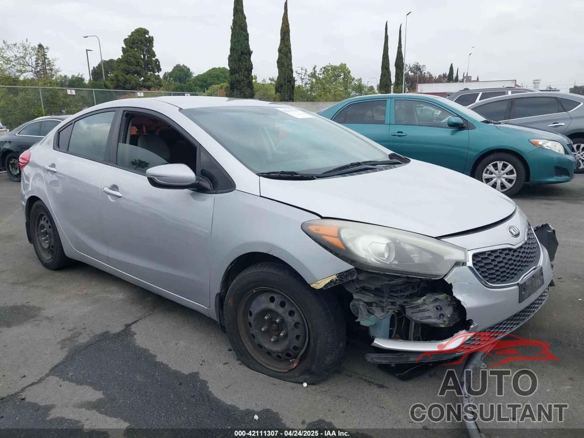 KIA FORTE 2015 - KNAFK4A60F5399466