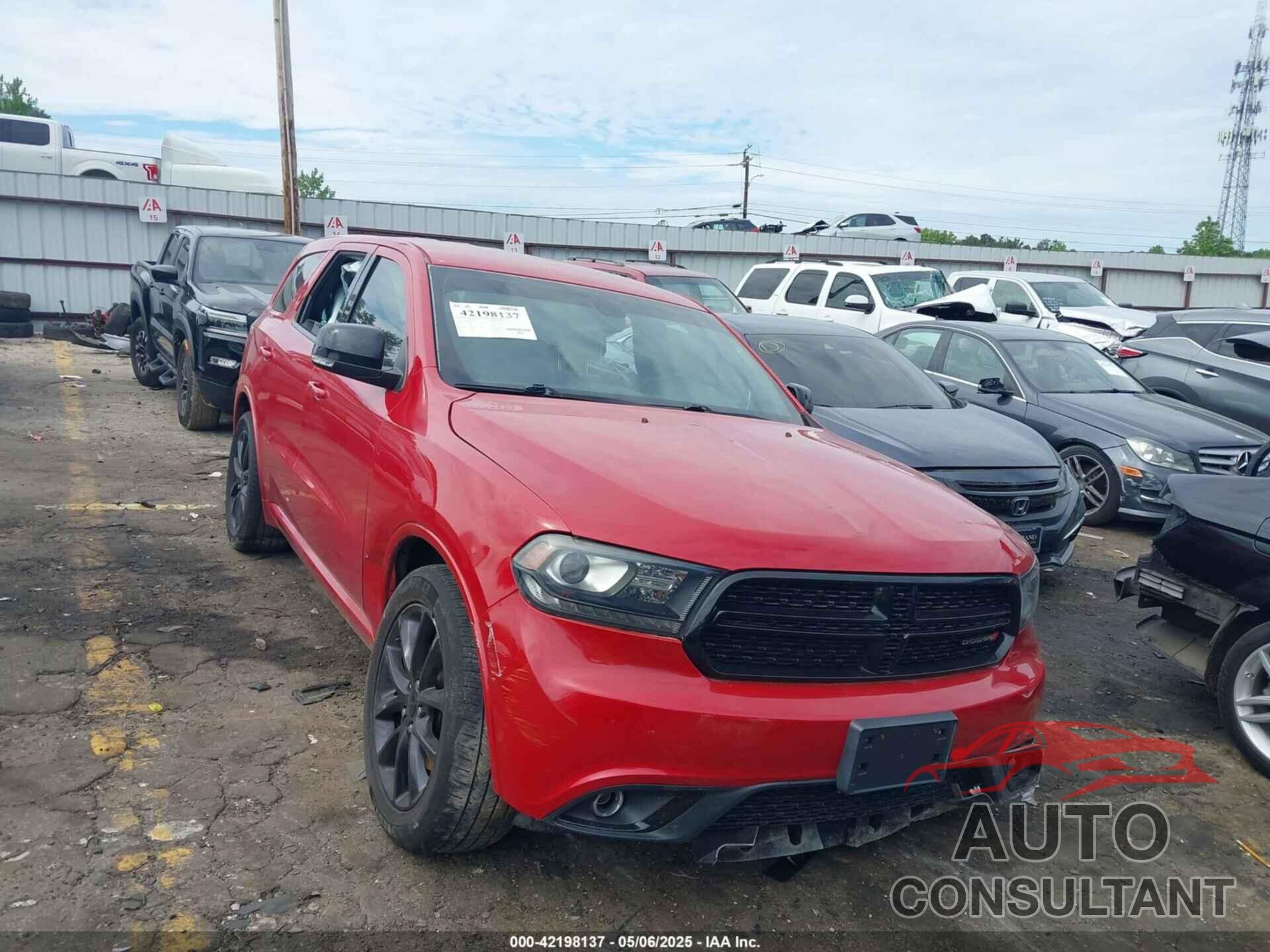 DODGE DURANGO 2017 - 1C4SDHCT1HC610677