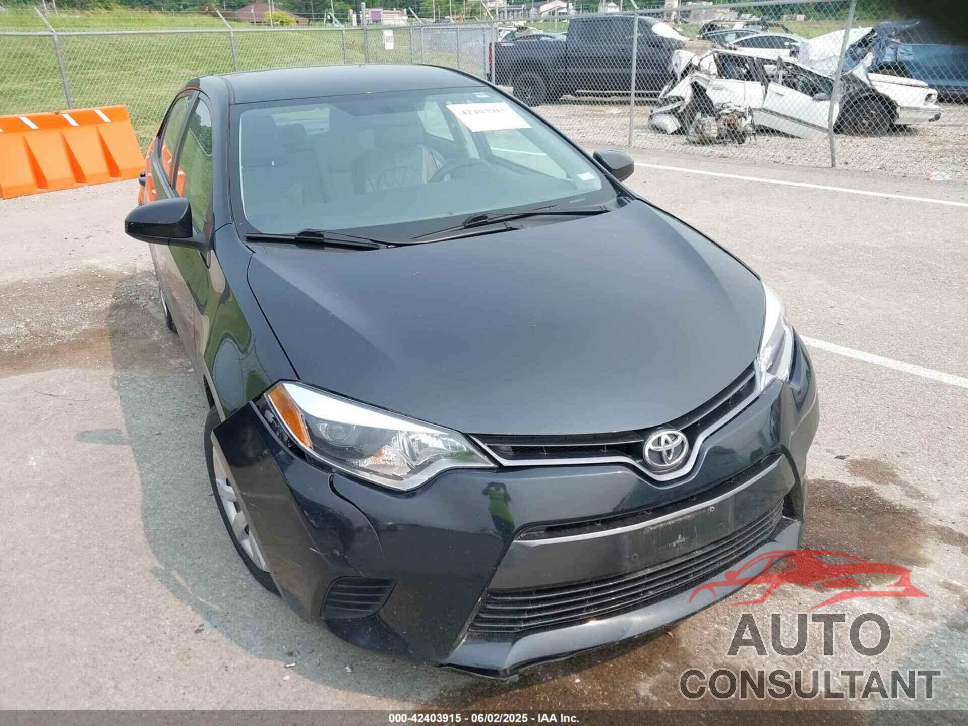 TOYOTA COROLLA 2016 - 5YFBURHE2GP563665