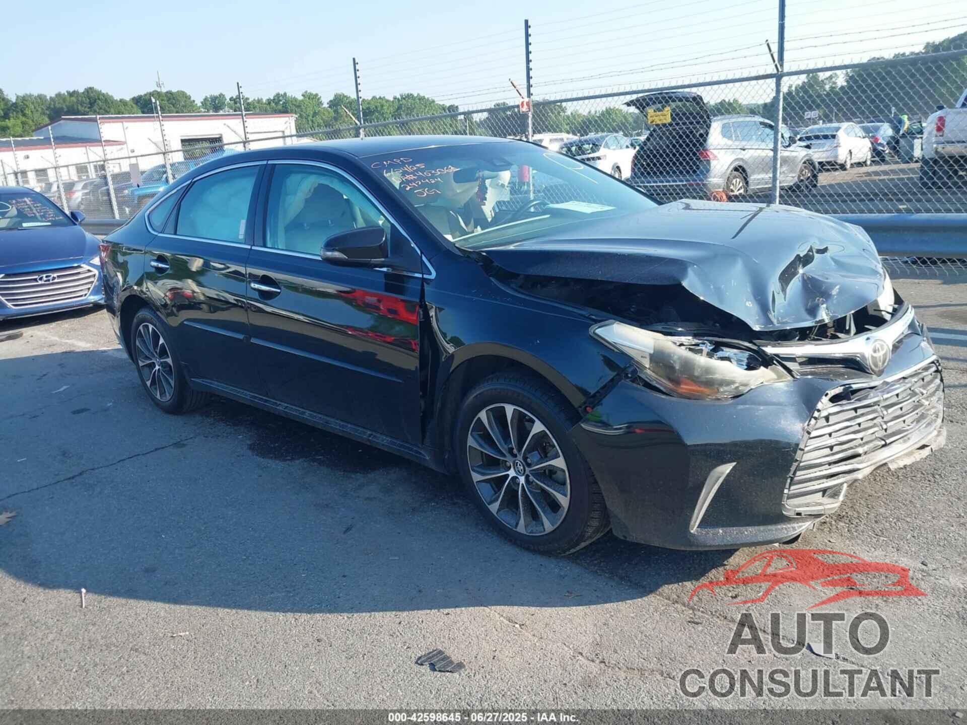 TOYOTA AVALON 2017 - 4T1BK1EB9HU247424