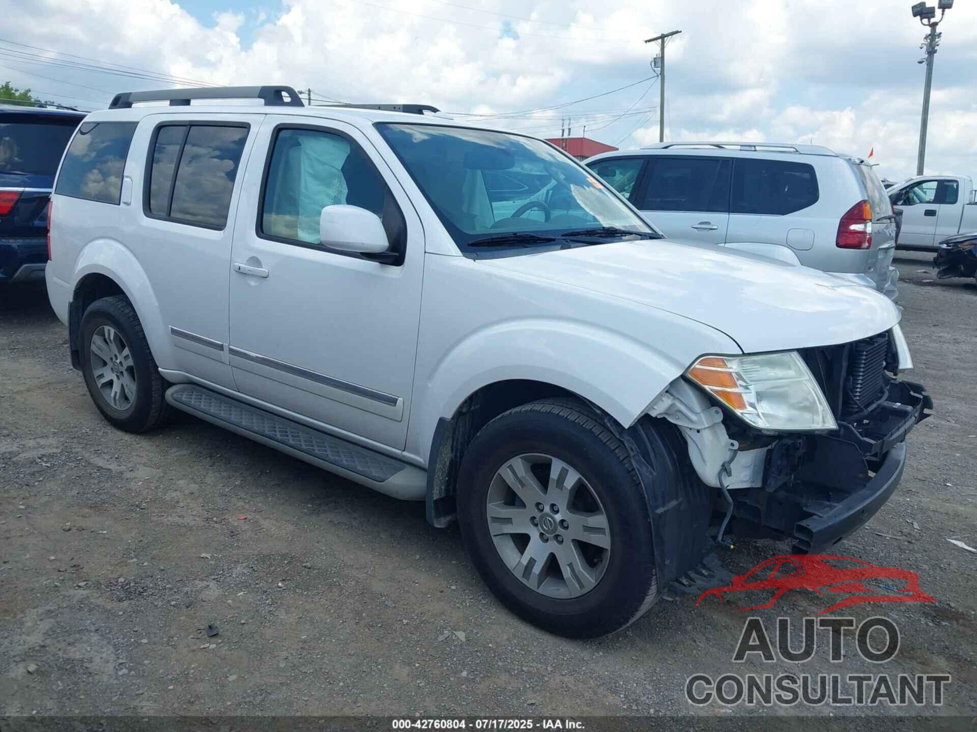 NISSAN PATHFINDER 2012 - 5N1AR1NN9CC631705