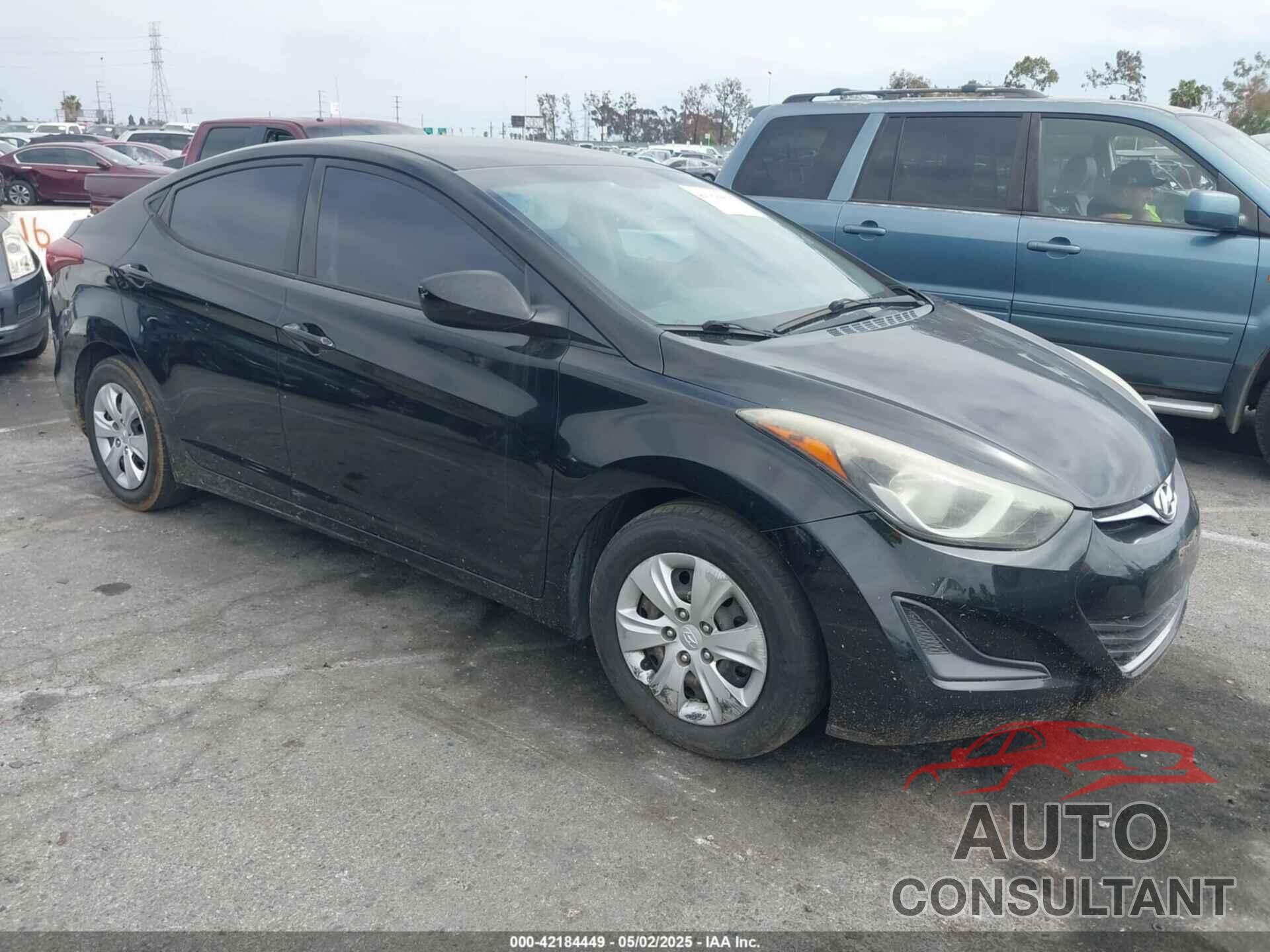 HYUNDAI ELANTRA 2016 - 5NPDH4AE4GH744970