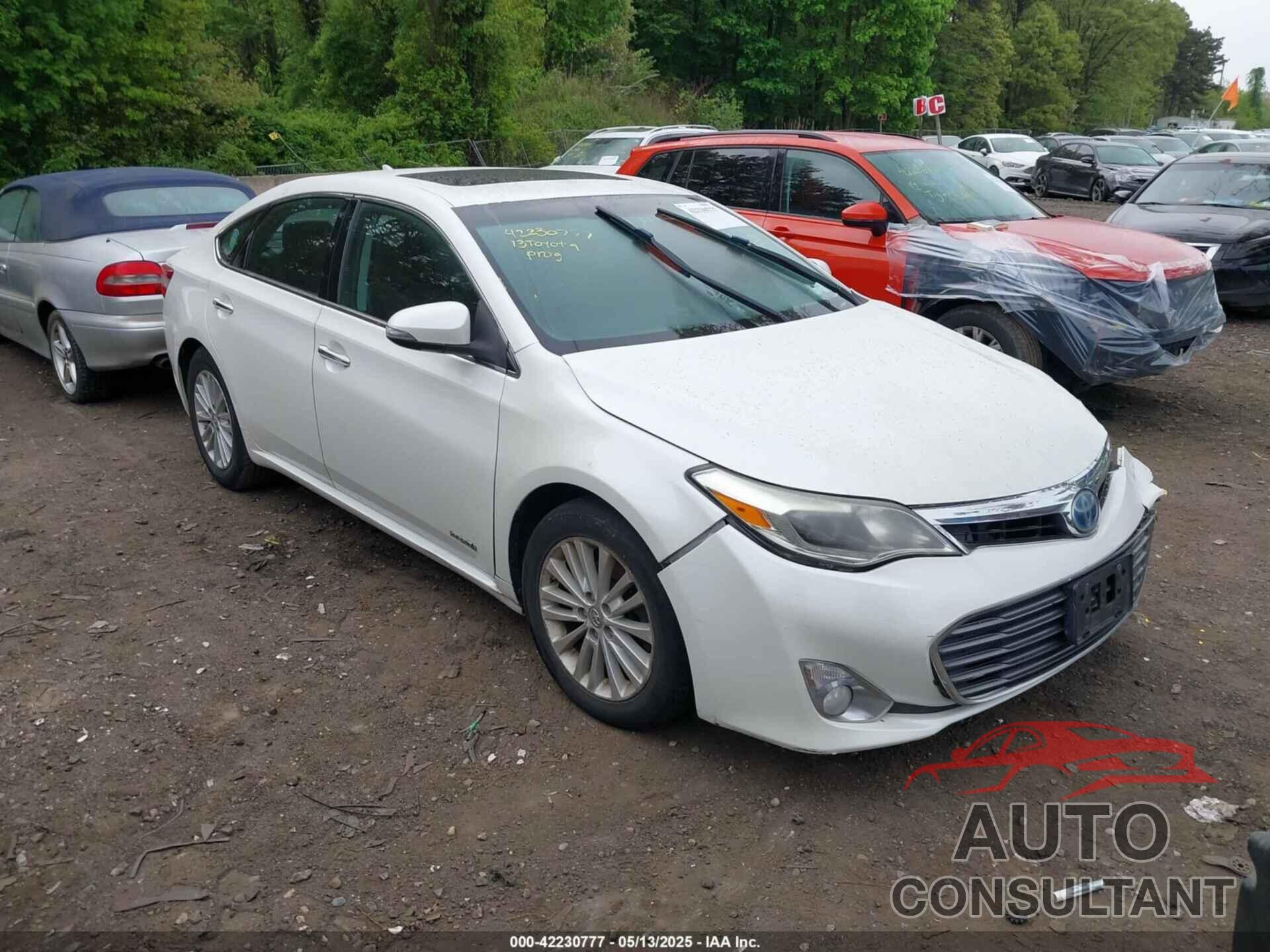 TOYOTA AVALON HYBRID 2013 - 4T1BD1EB8DU009679