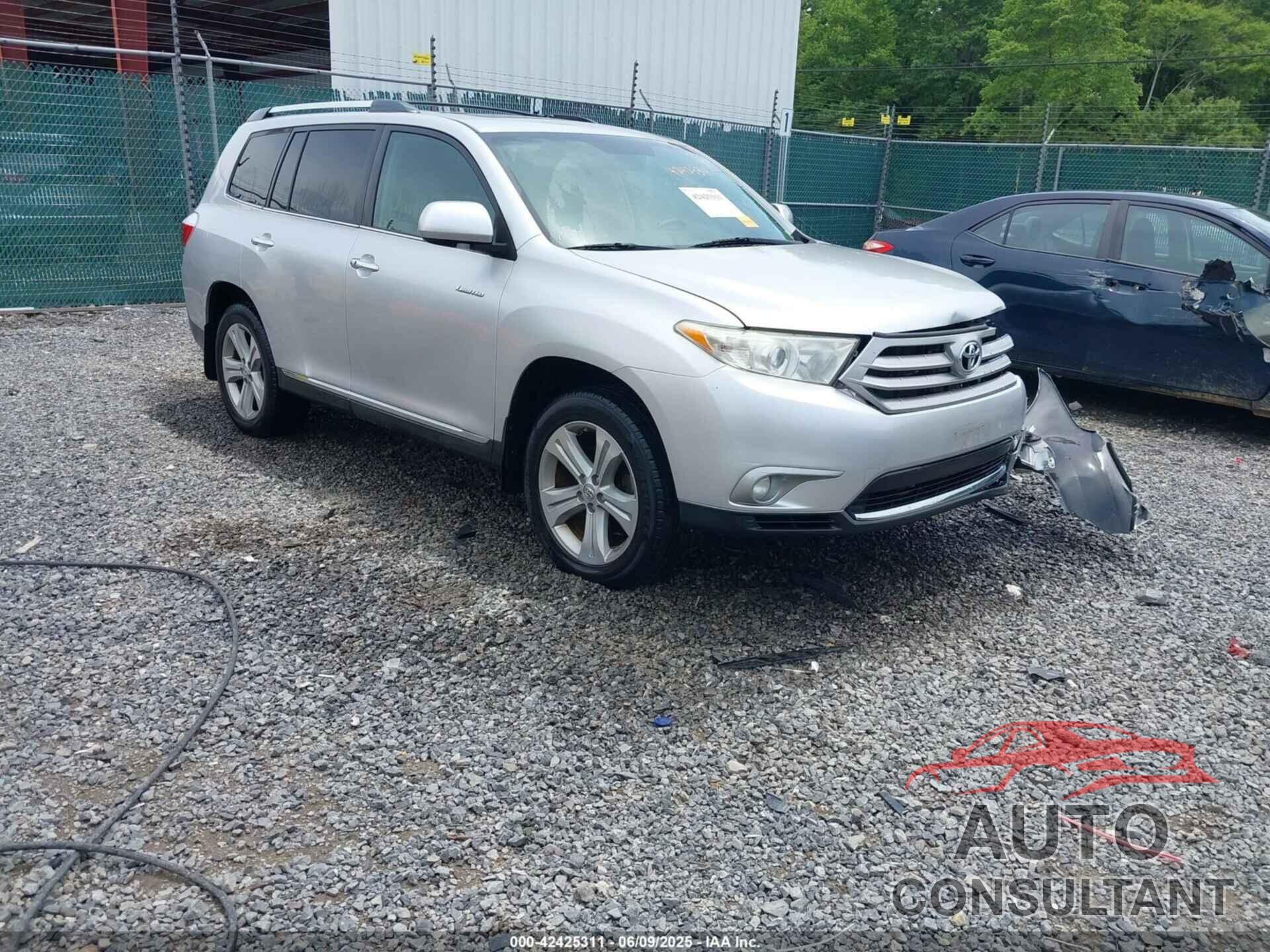 TOYOTA HIGHLANDER 2013 - 5TDDK3EH9DS231526