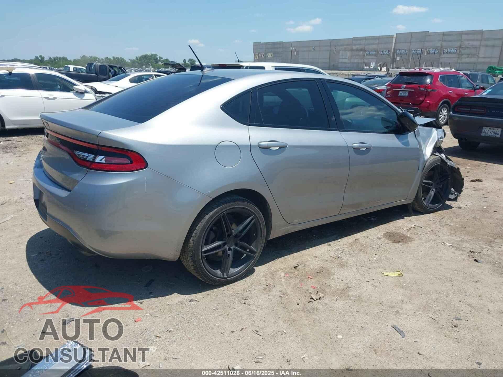 DODGE DART 2015 - 1C3CDFBB5FD301470