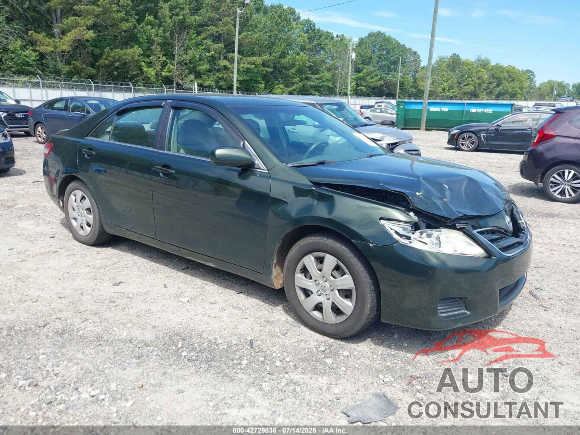 TOYOTA CAMRY 2010 - 4T4BF3EK6AR029680