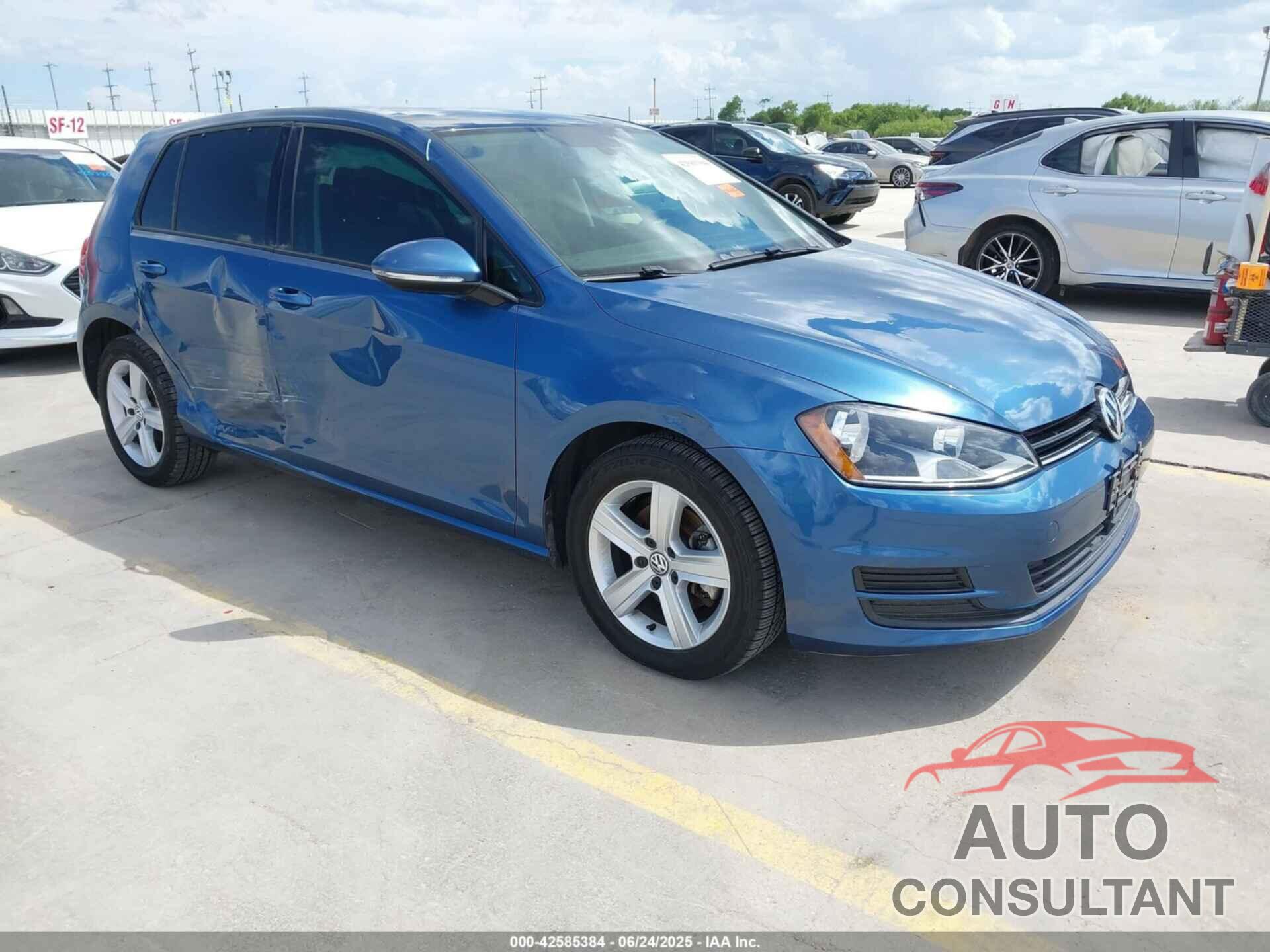VOLKSWAGEN GOLF 2017 - 3VW217AU0HM066733