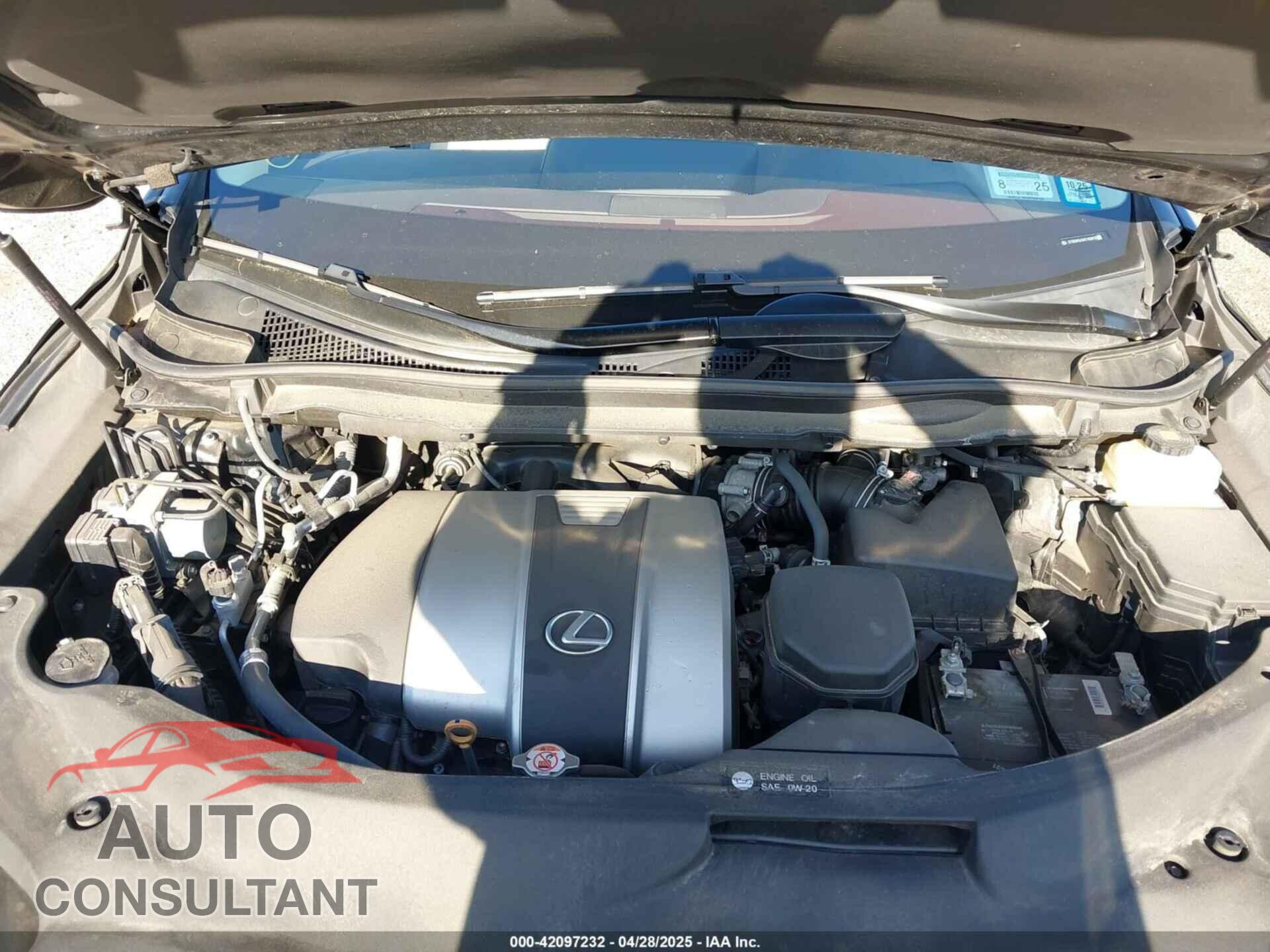 LEXUS RX 350 2019 - 2T2BZMCA3KC193615
