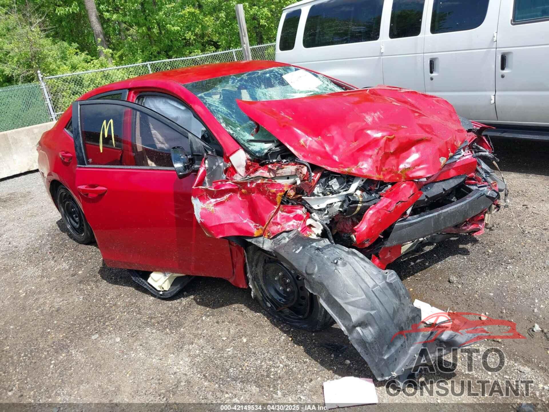 TOYOTA COROLLA 2016 - 2T1BURHEXGC713215