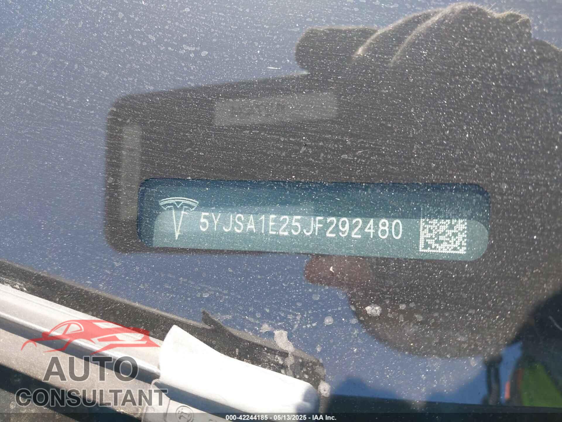 TESLA MODEL S 2018 - 5YJSA1E25JF292480