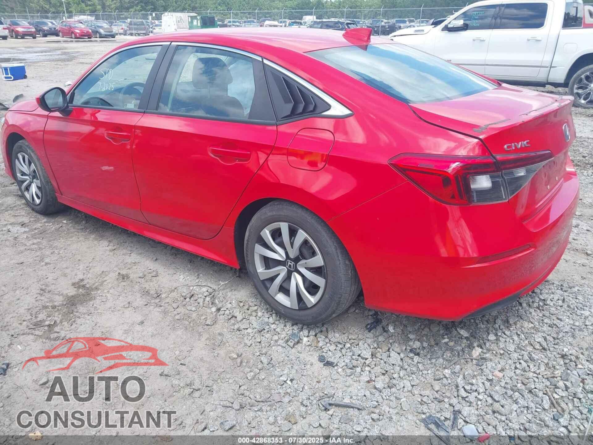 HONDA CIVIC 2023 - 2HGFE2F26PH537222