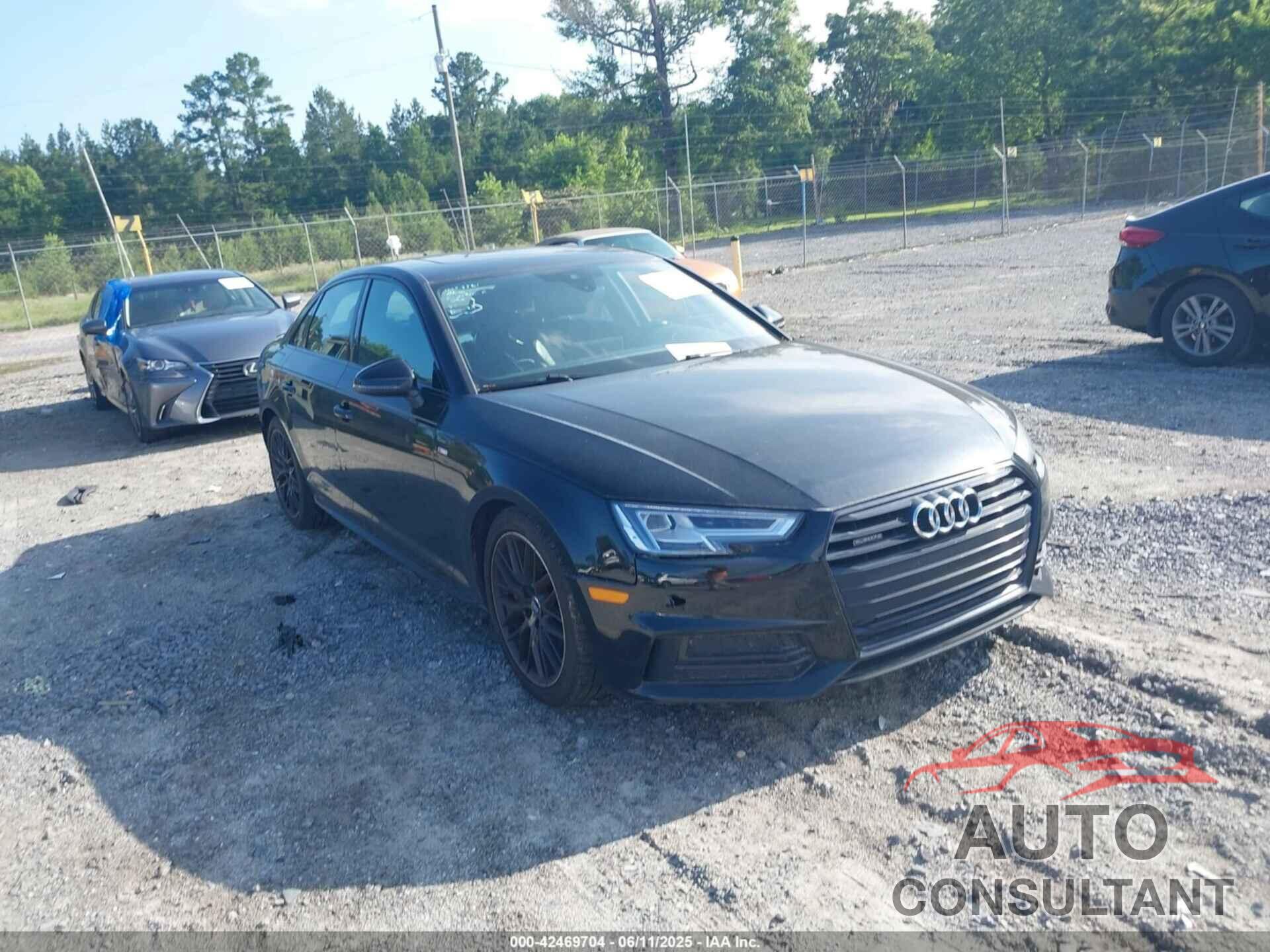 AUDI A4 2018 - WAUENAF46JA011116