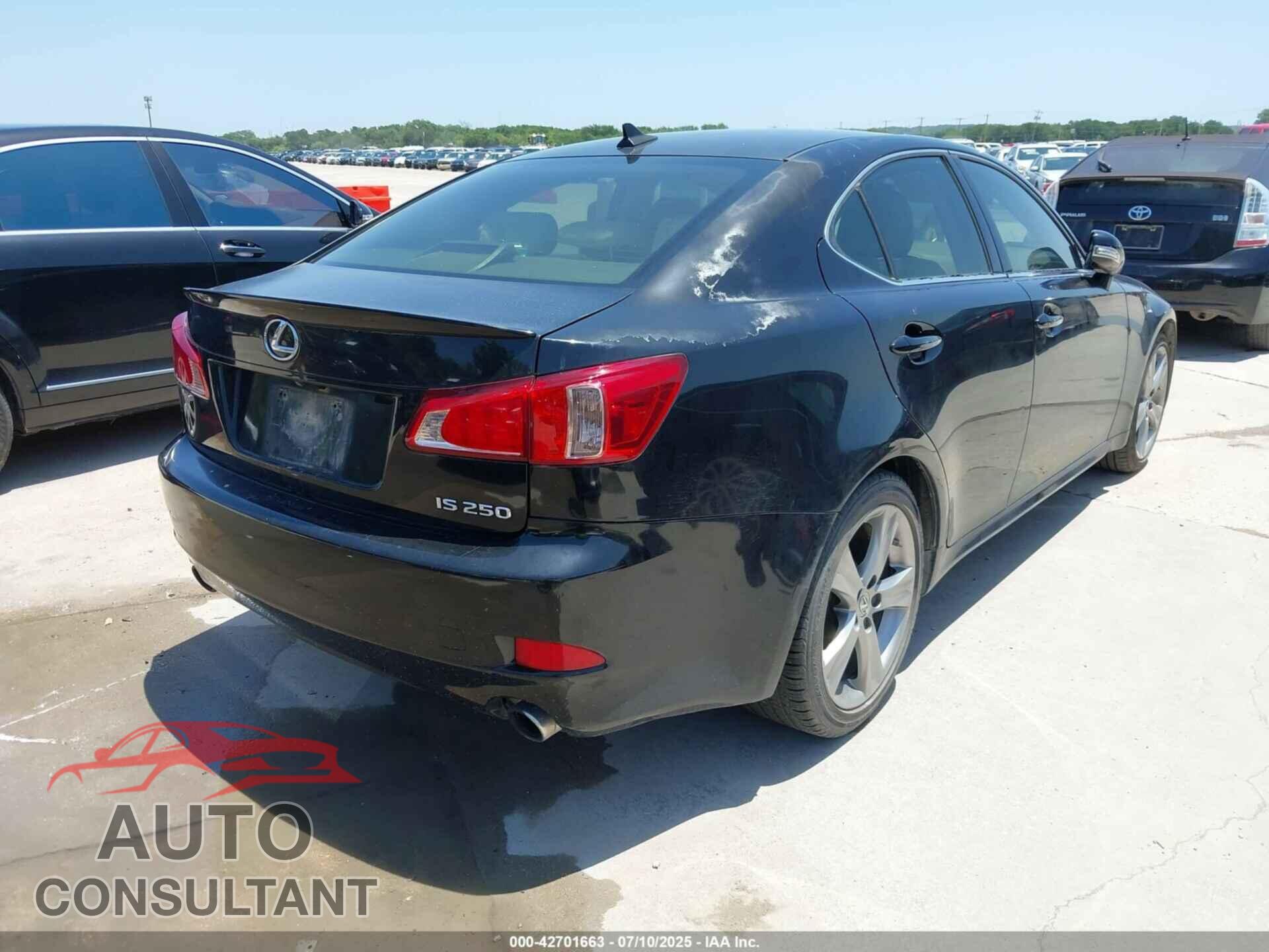 LEXUS IS 250 2012 - JTHBF5C23C5166231