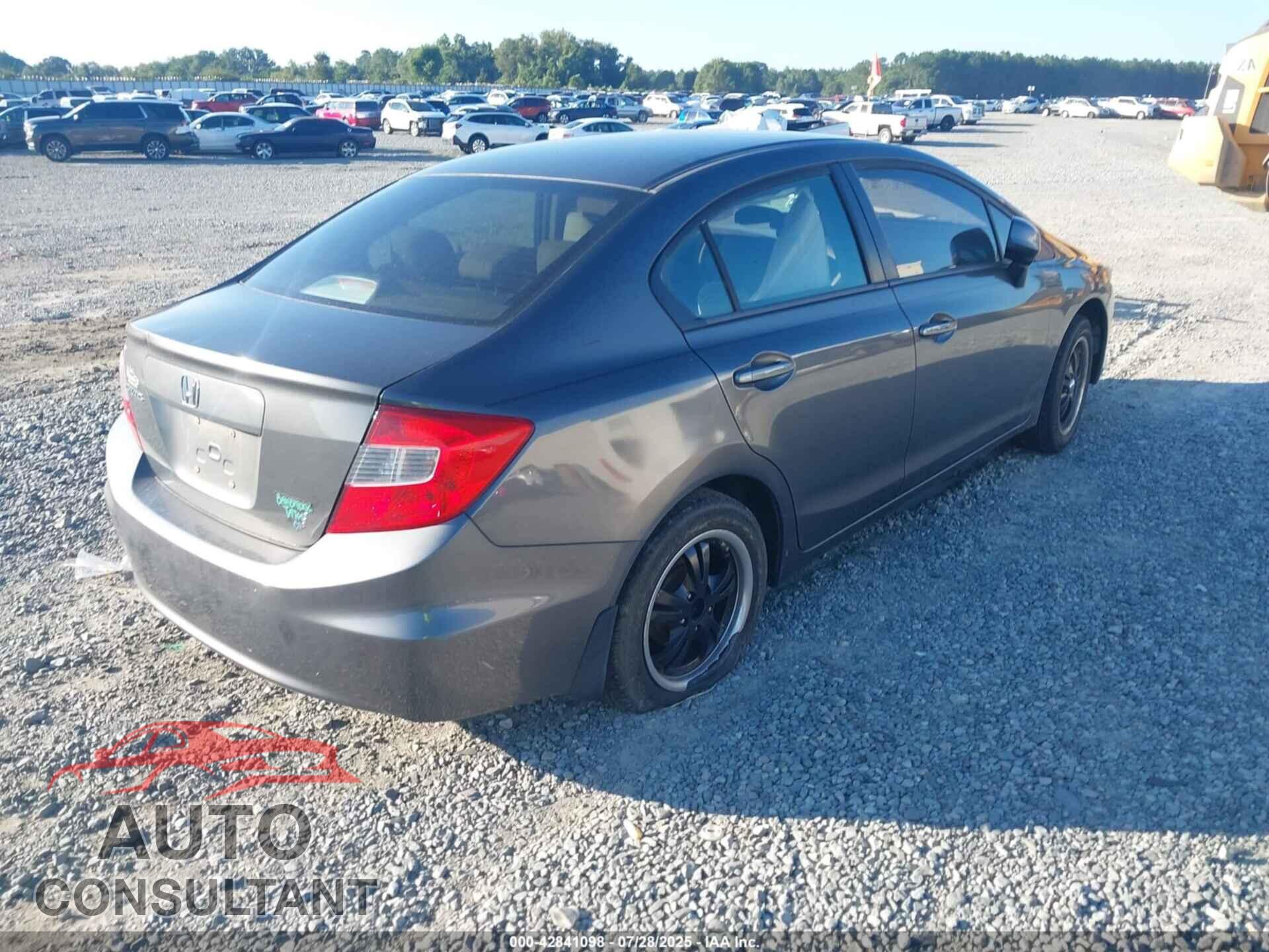 HONDA CIVIC 2012 - 2HGFB2F53CH596824