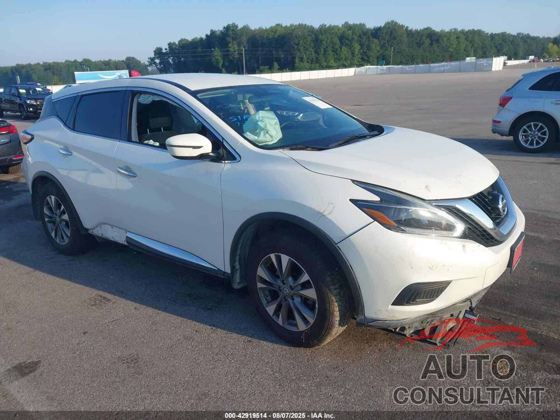NISSAN MURANO 2018 - 5N1AZ2MH8JN159760