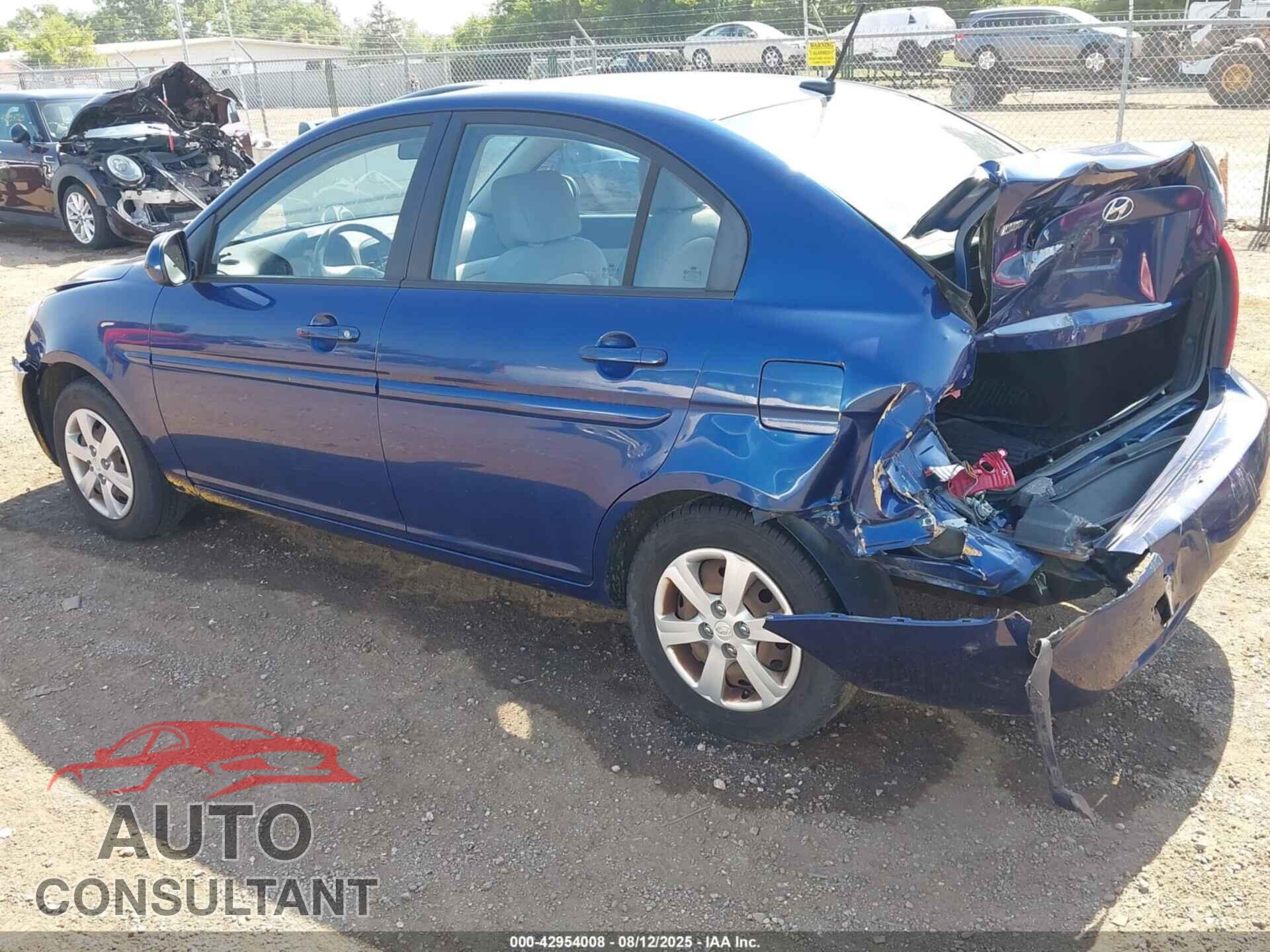 HYUNDAI ACCENT 2011 - KMHCN4AC6BU612760