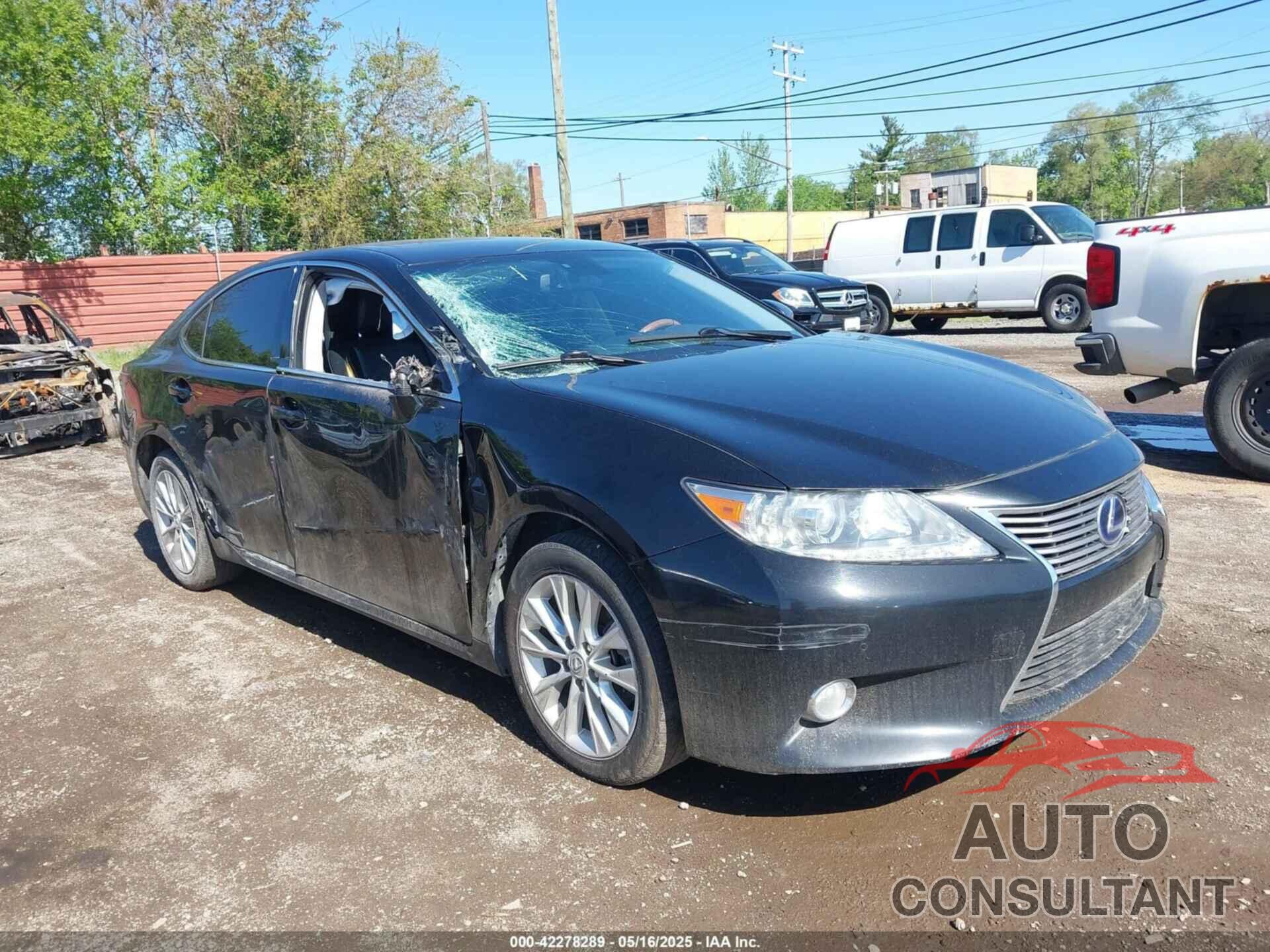 LEXUS ES 300H 2013 - JTHBW1GG3D2029081