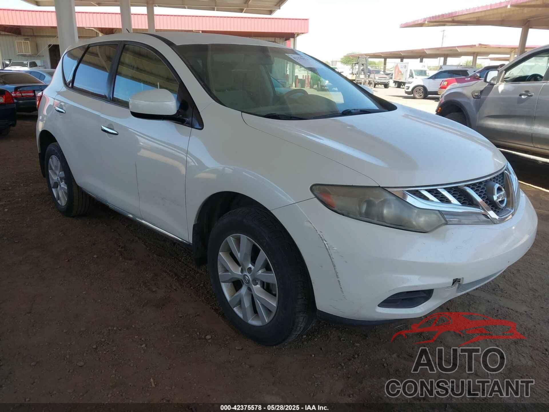 NISSAN MURANO 2012 - JN8AZ1MU4CW110360