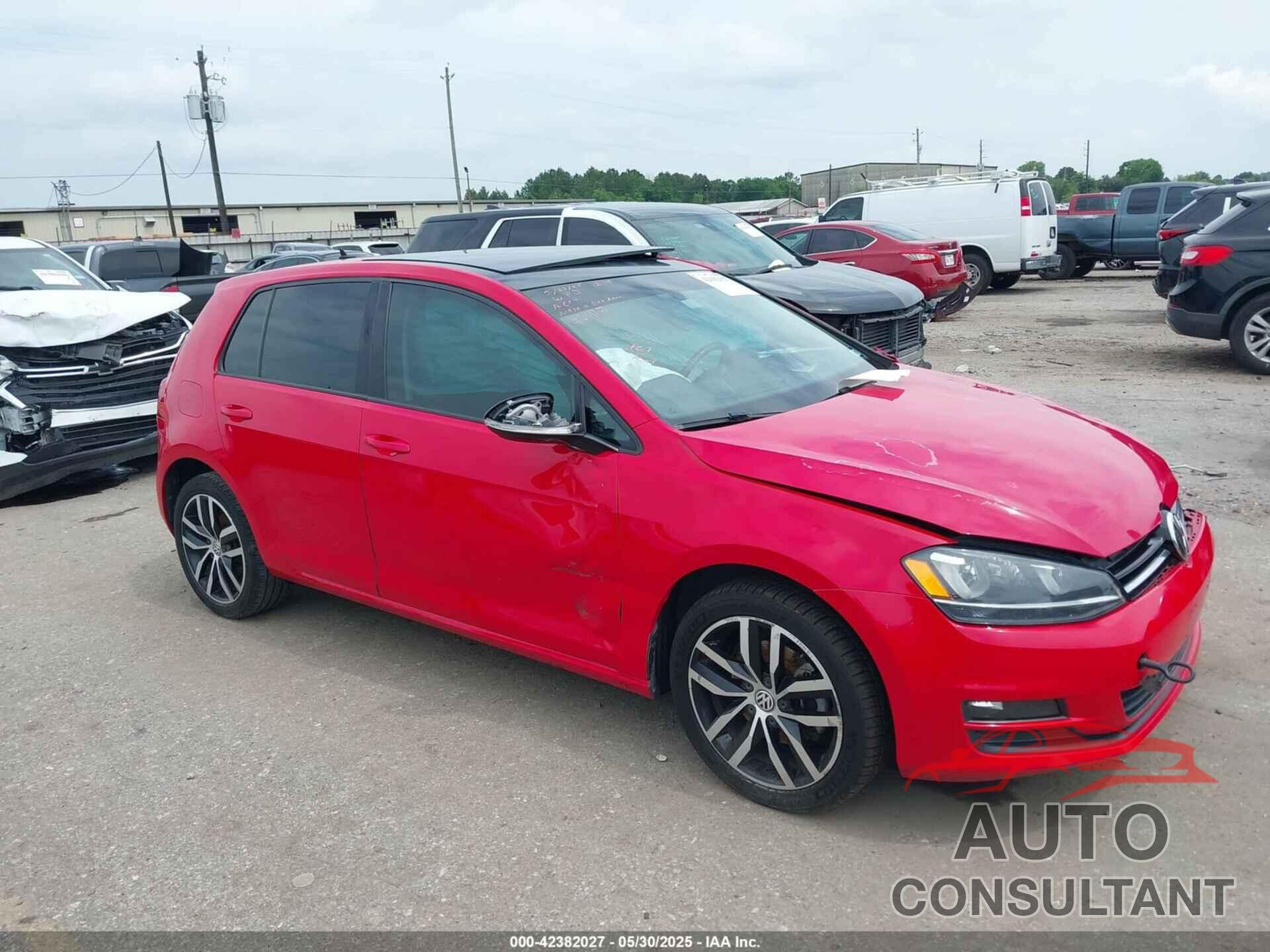 VOLKSWAGEN GOLF 2016 - 3VW217AU7GM044887
