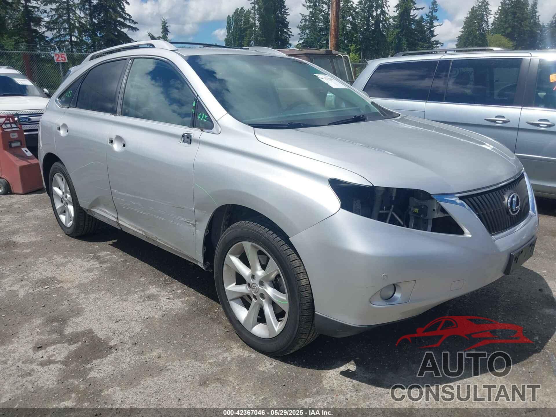 LEXUS RX 350 2010 - JTJBK1BA2A2006352