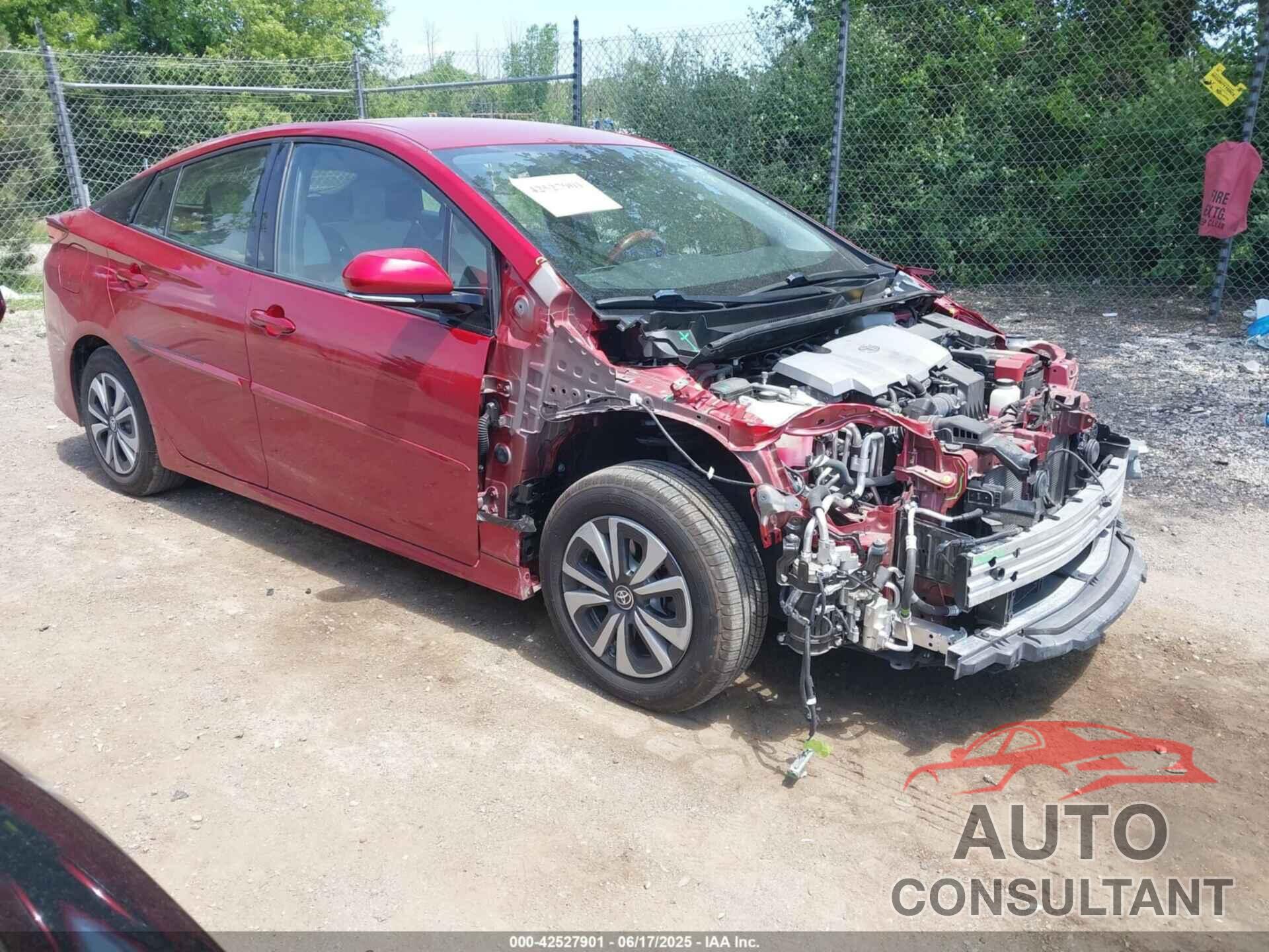 TOYOTA PRIUS PRIME 2017 - JTDKARFP9H3022524