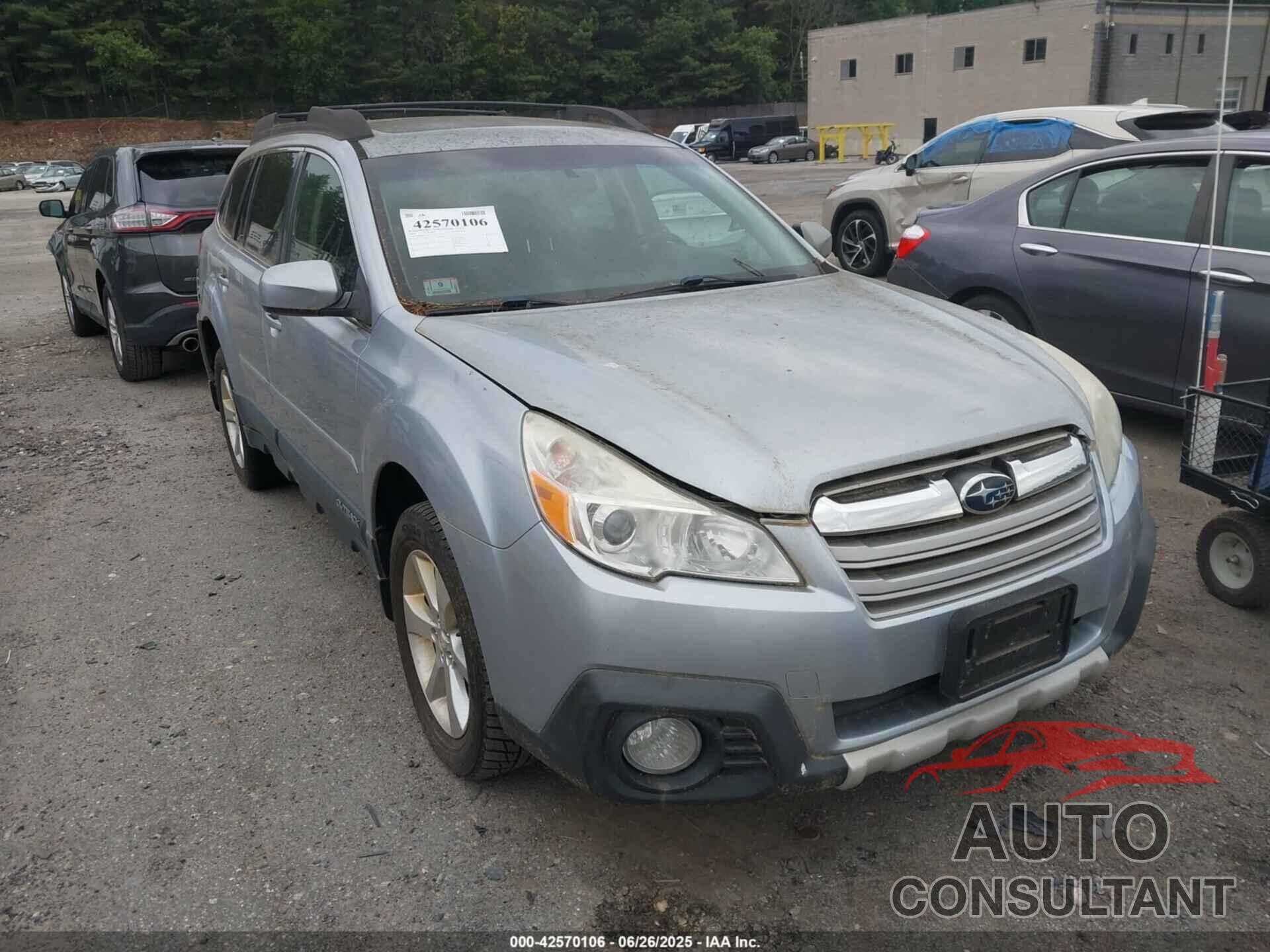 SUBARU OUTBACK 2014 - 4S4BRBLC2E3253927