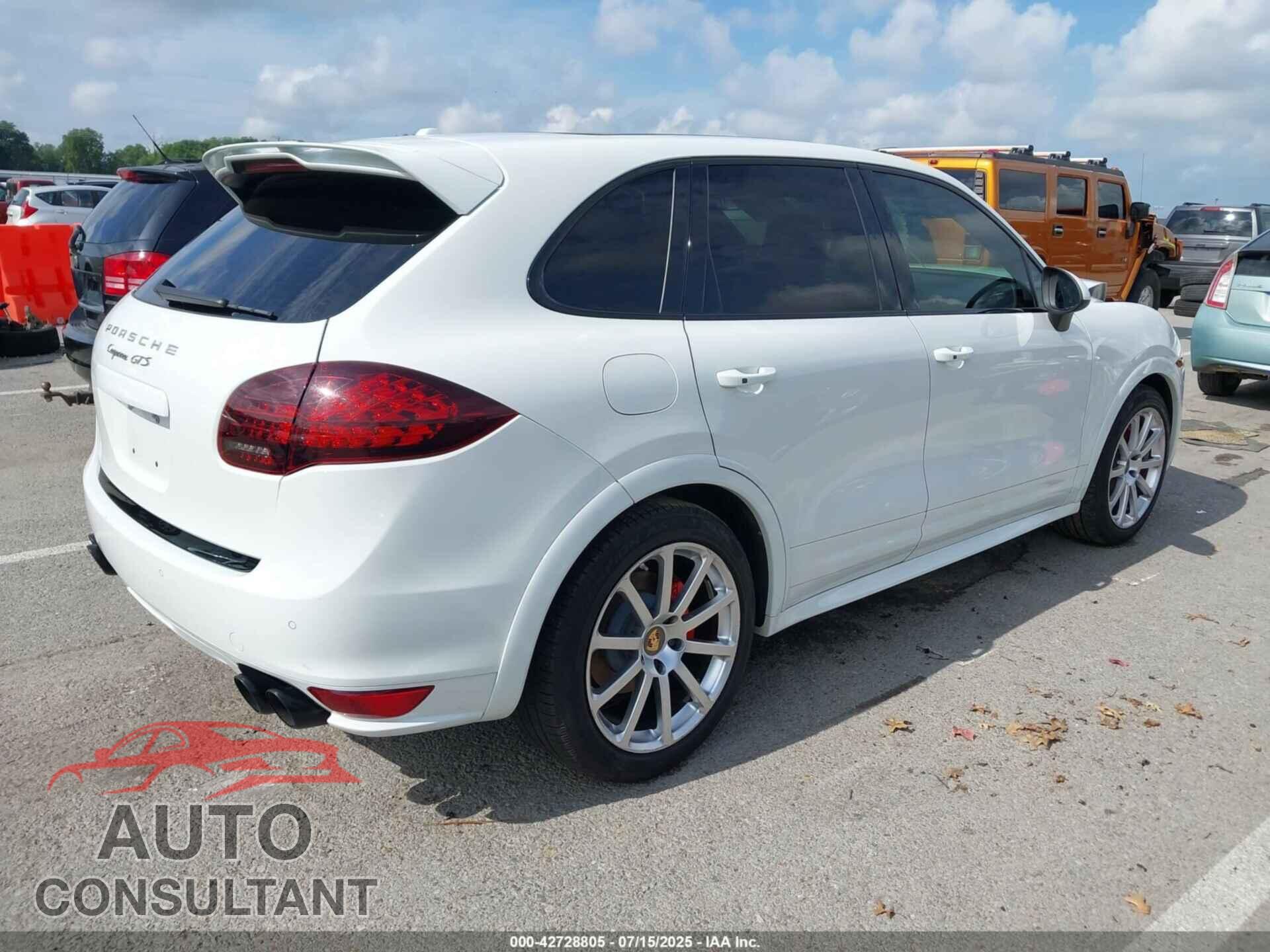 PORSCHE CAYENNE 2013 - WP1AD2A27DLA45105