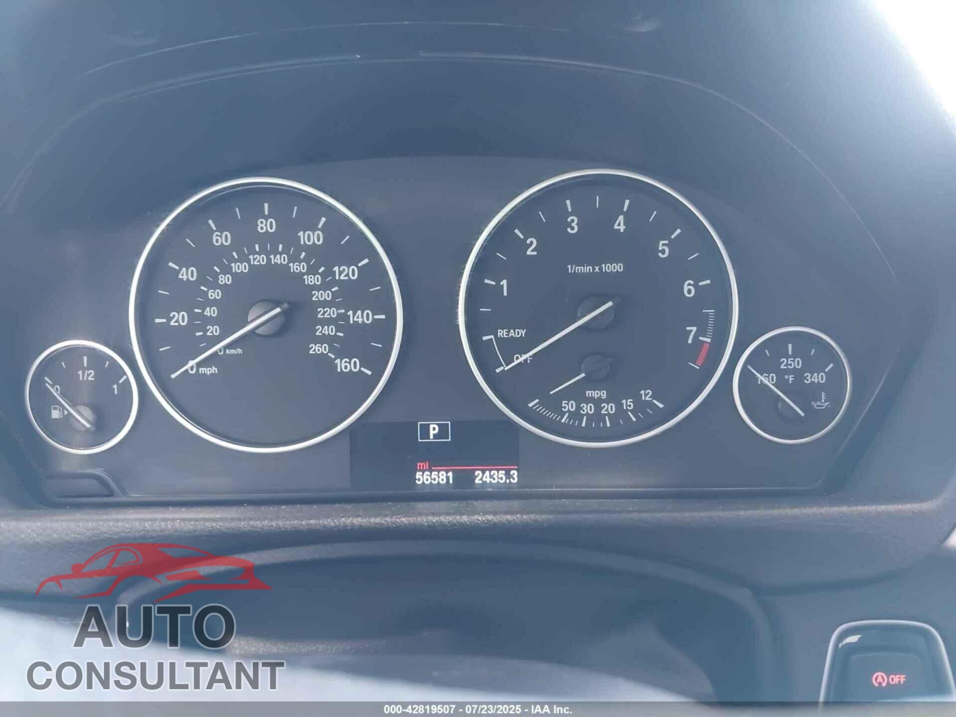 BMW 320I 2014 - WBA3B1C51EP681060