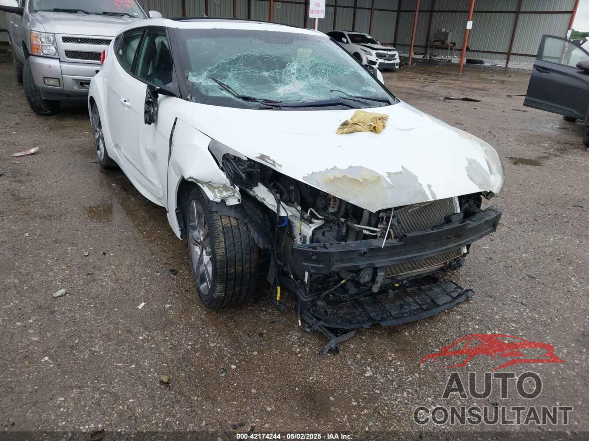 HYUNDAI VELOSTER 2016 - KMHTC6AD8GU248553