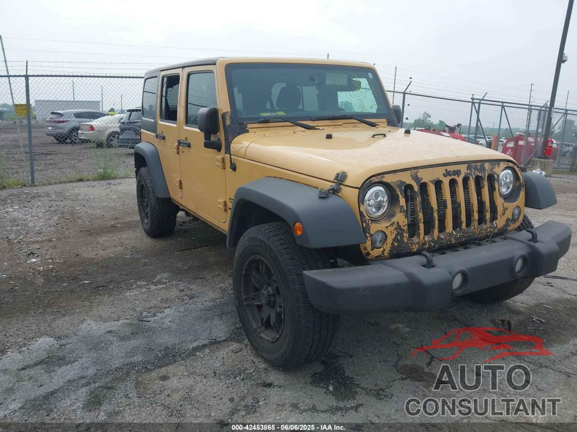 JEEP WRANGLER UNLIMITED 2014 - 1C4BJWDG9EL100345