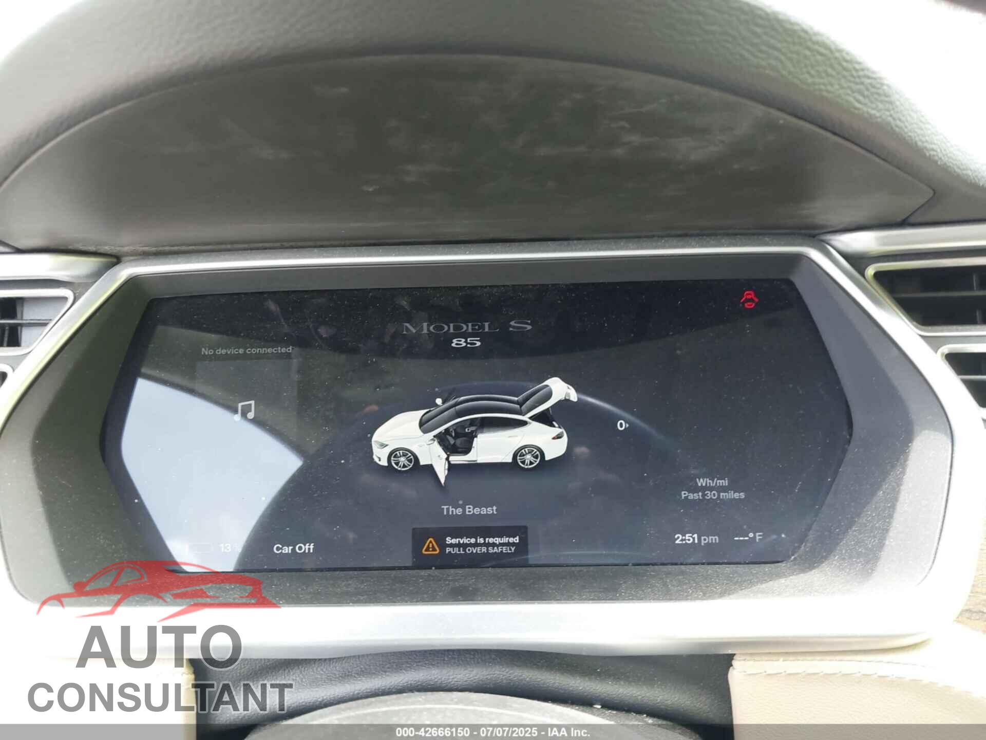TESLA MODEL S 2013 - 5YJSA1CN5DFP20940