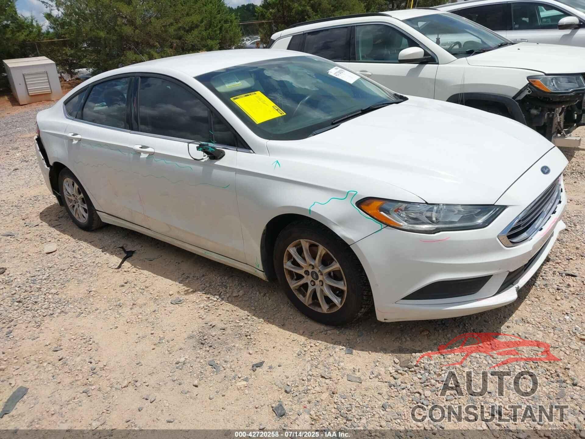 FORD FUSION 2017 - 3FA6P0G7XHR174586