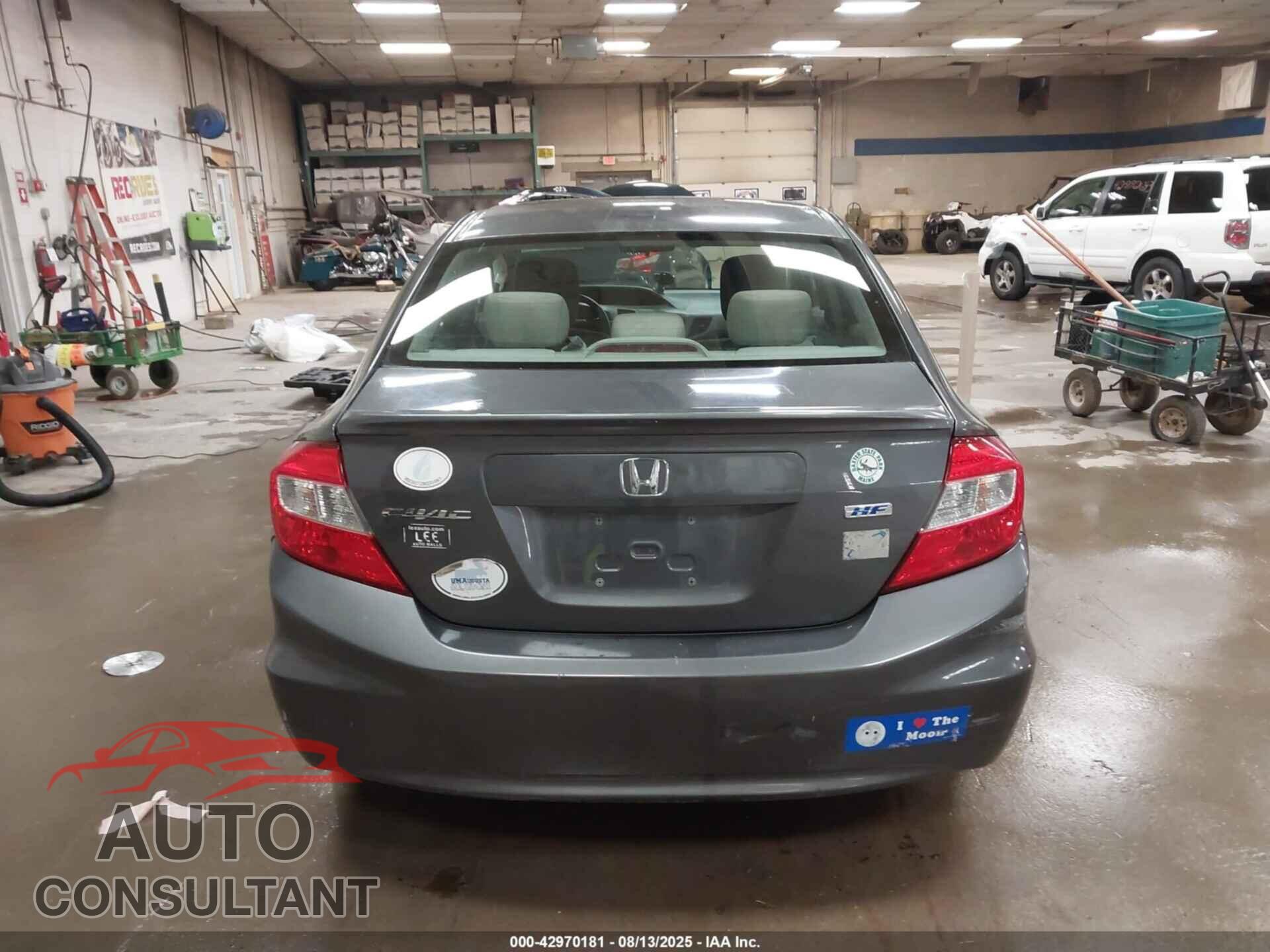 HONDA CIVIC 2012 - 2HGFB2F63CH332060