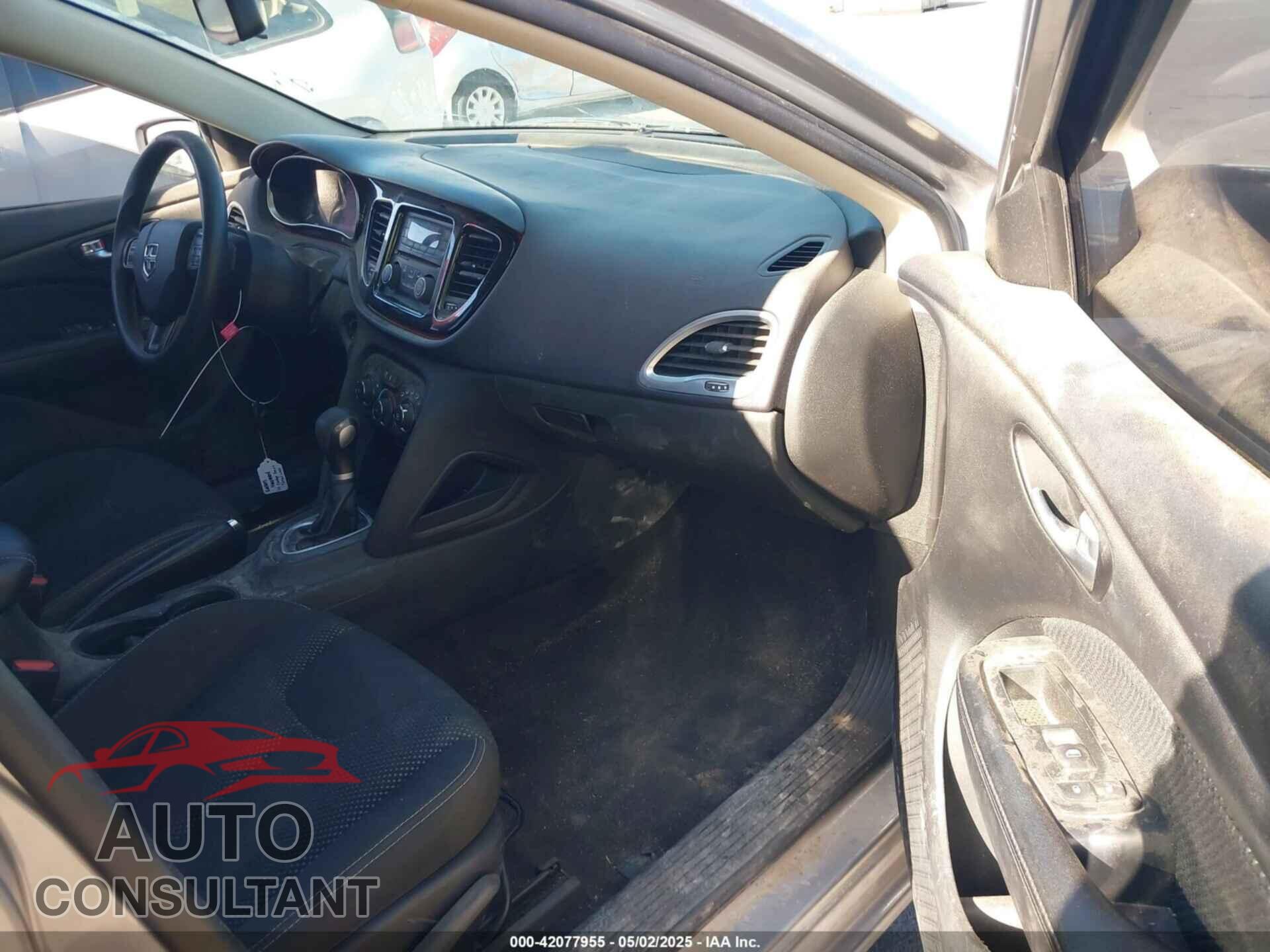 DODGE DART 2015 - 1C3CDFBB6FD310453