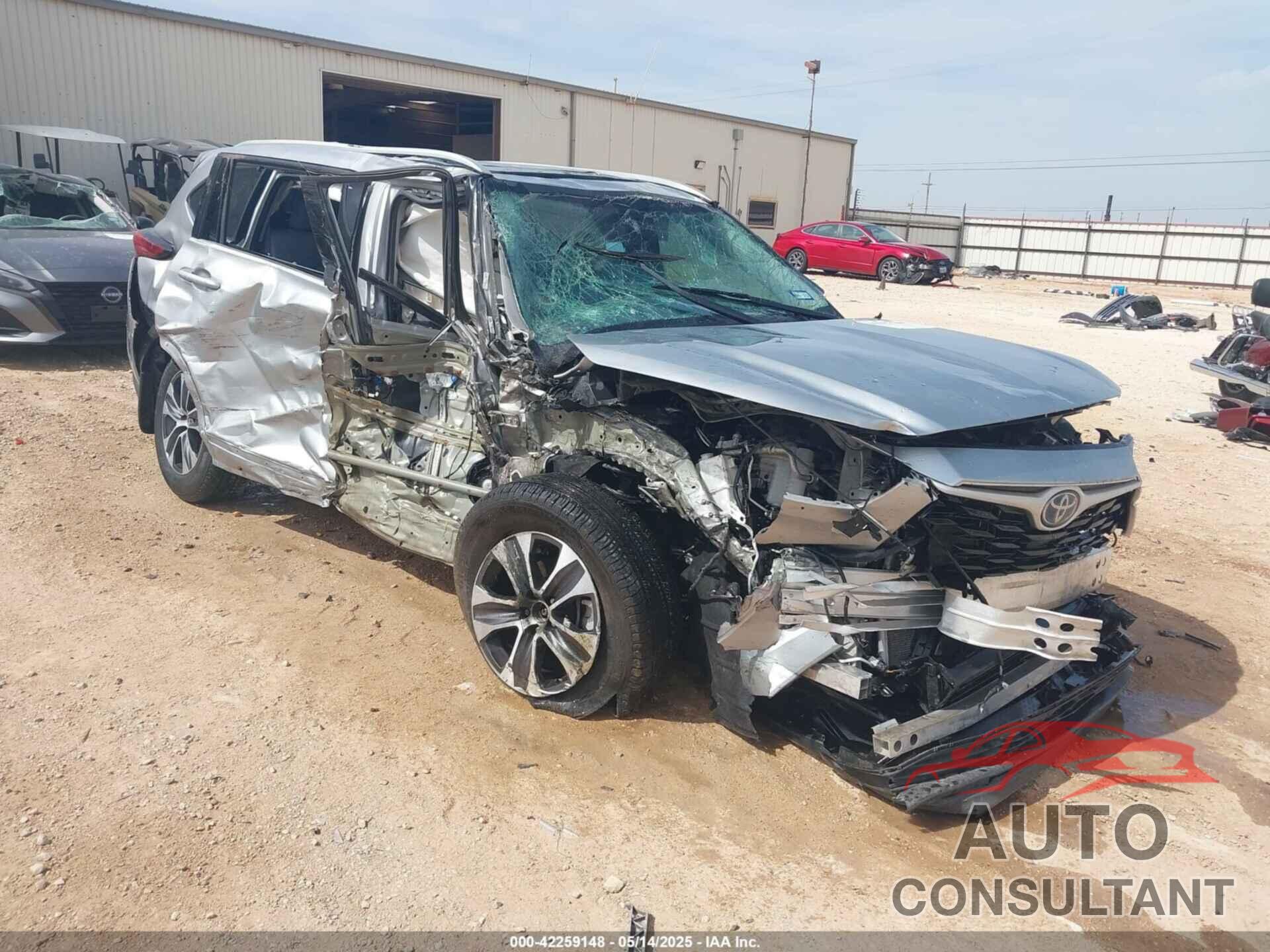 TOYOTA HIGHLANDER 2022 - 5TDGARAH9NS515975