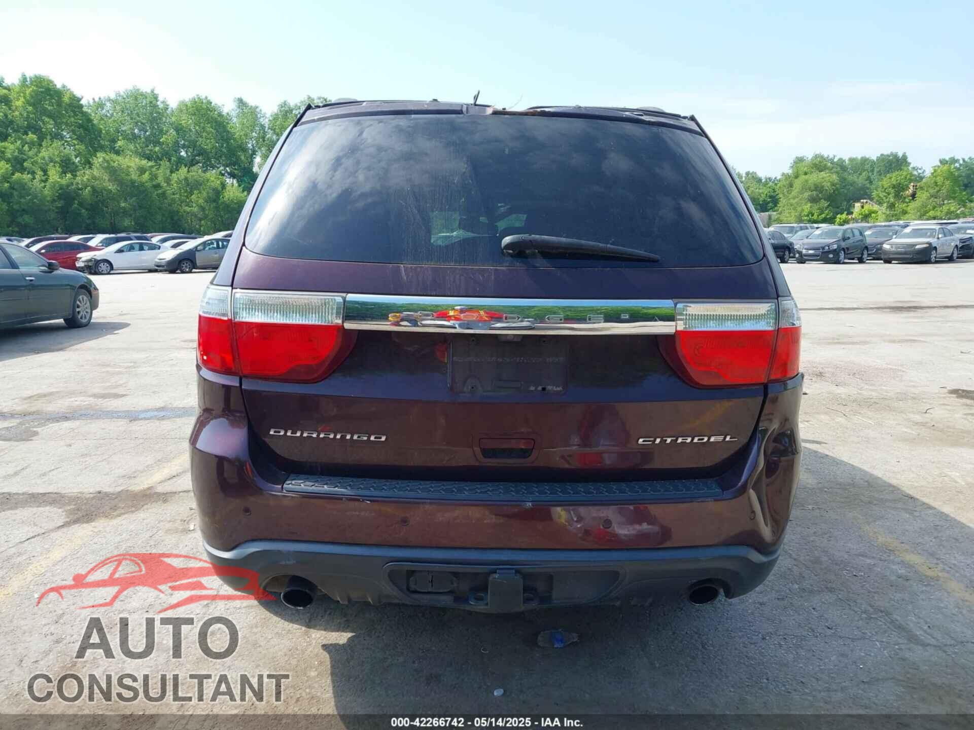 DODGE DURANGO 2012 - 1C4SDHET1CC275636
